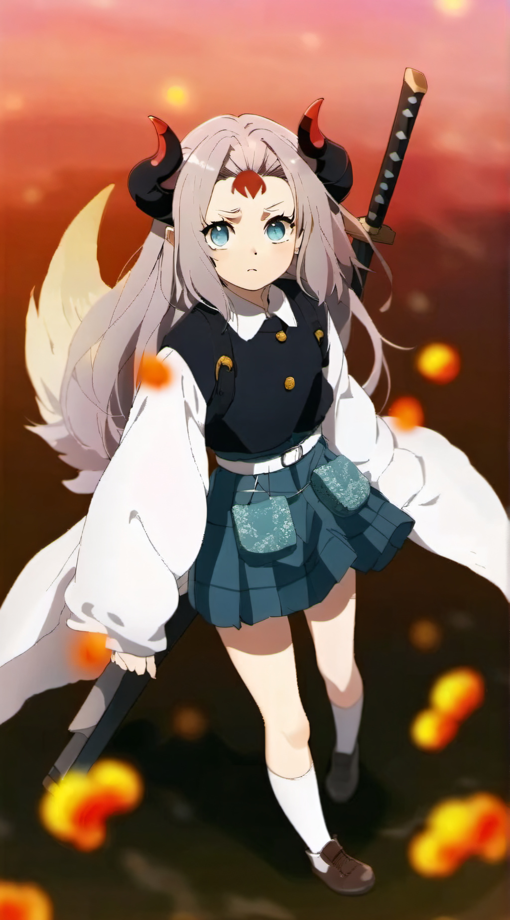 ai character: Kira  background