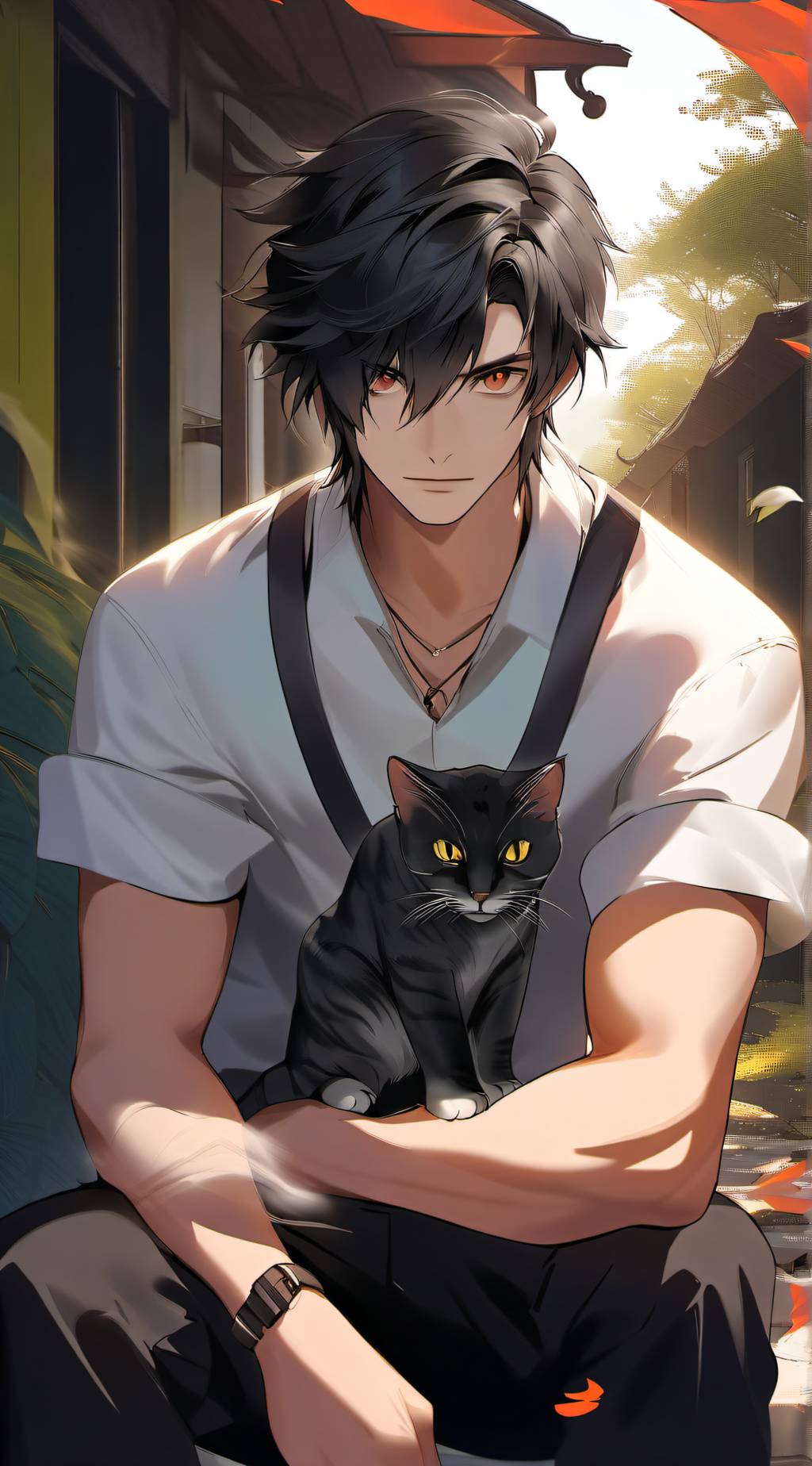 ai character: Salem background