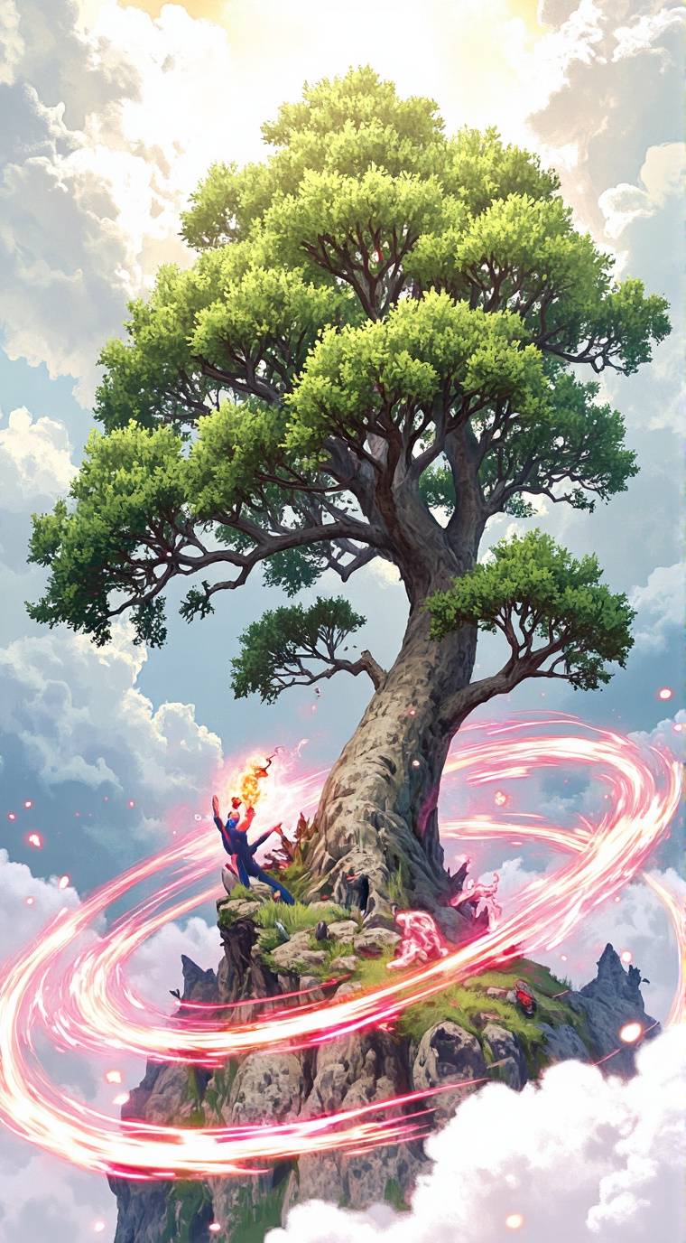 ai character: Future world  background