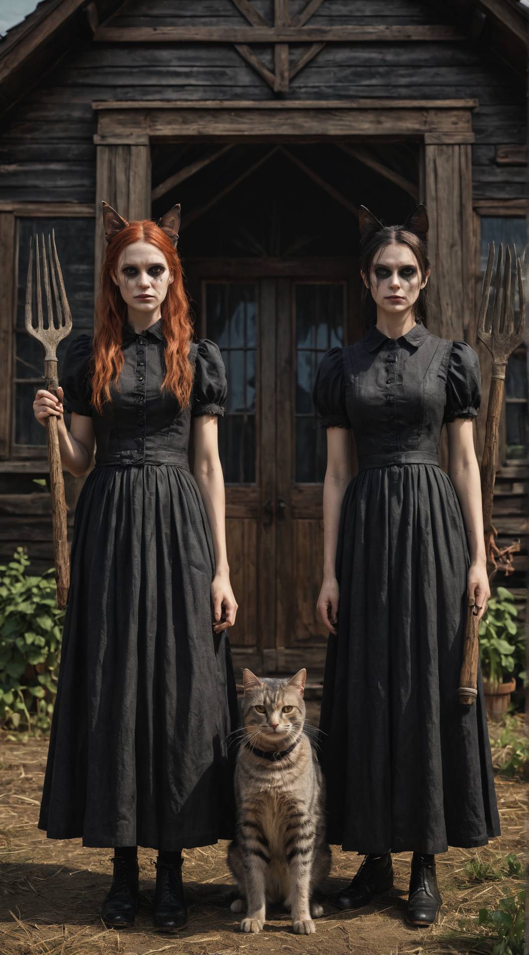 ai character:  Ruby and Bonnie background