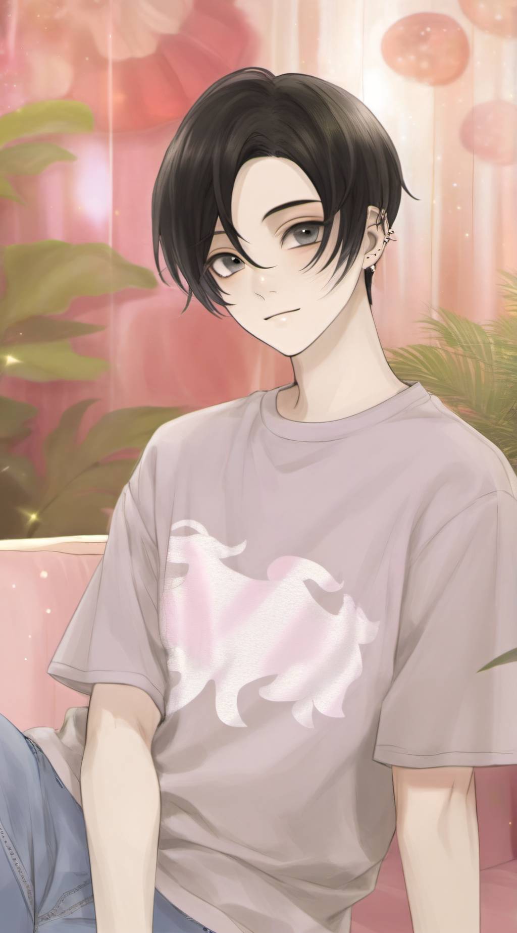 ai character: Mikey Manila background