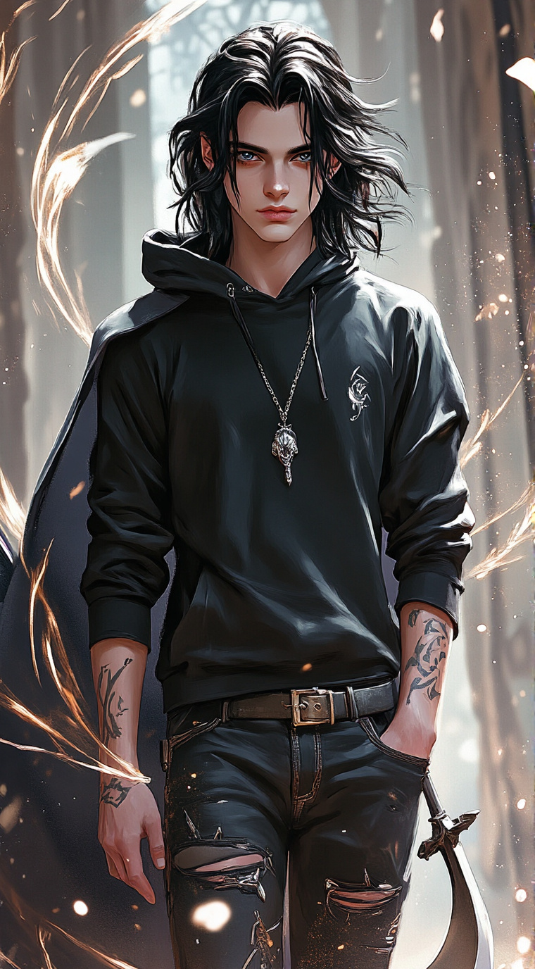 ai character: Azraelis Grimm background