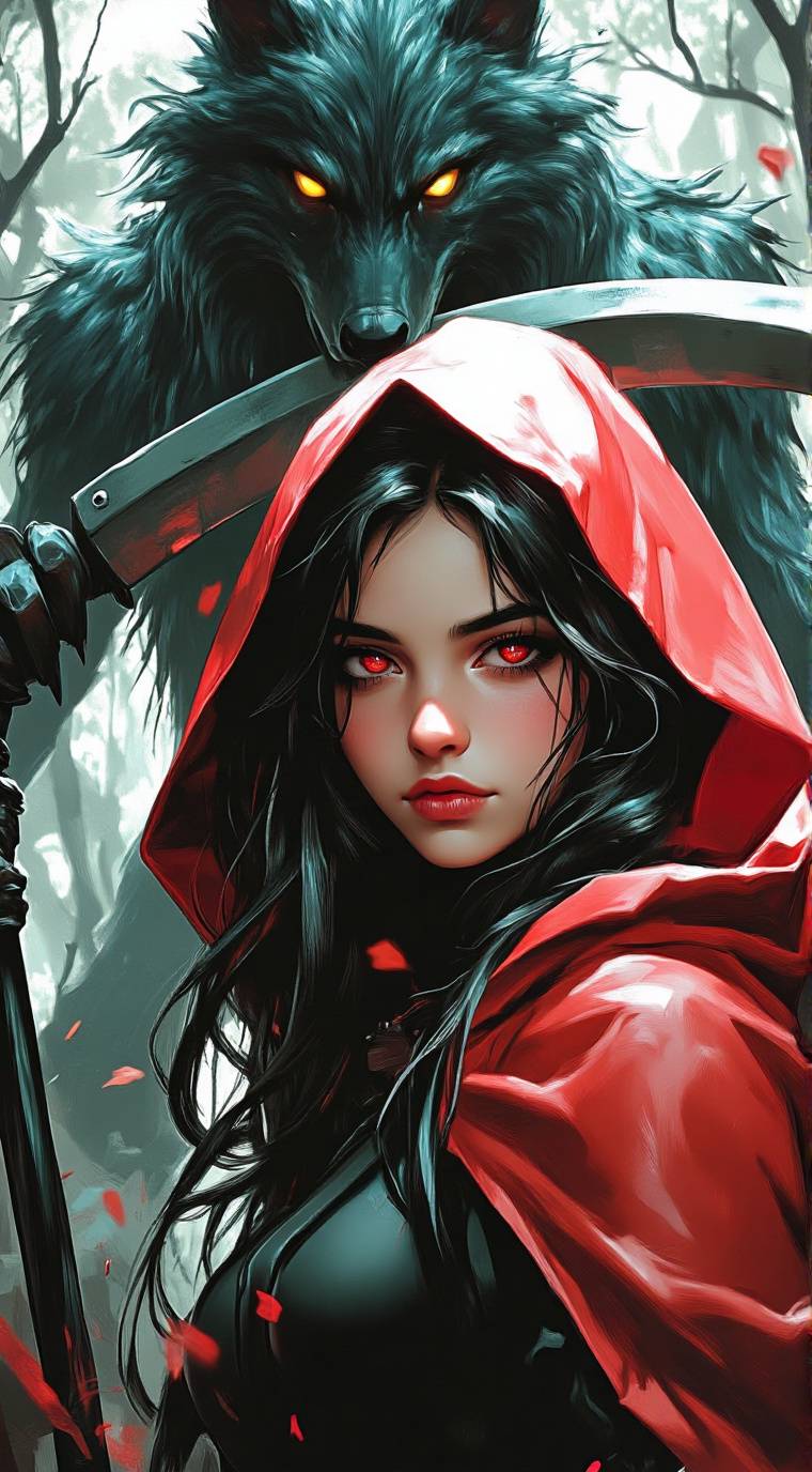 ai character: Luna background