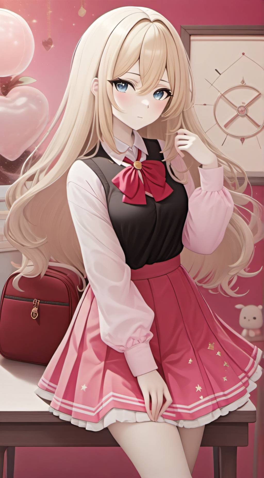 ai character: Vivian Blackheart background