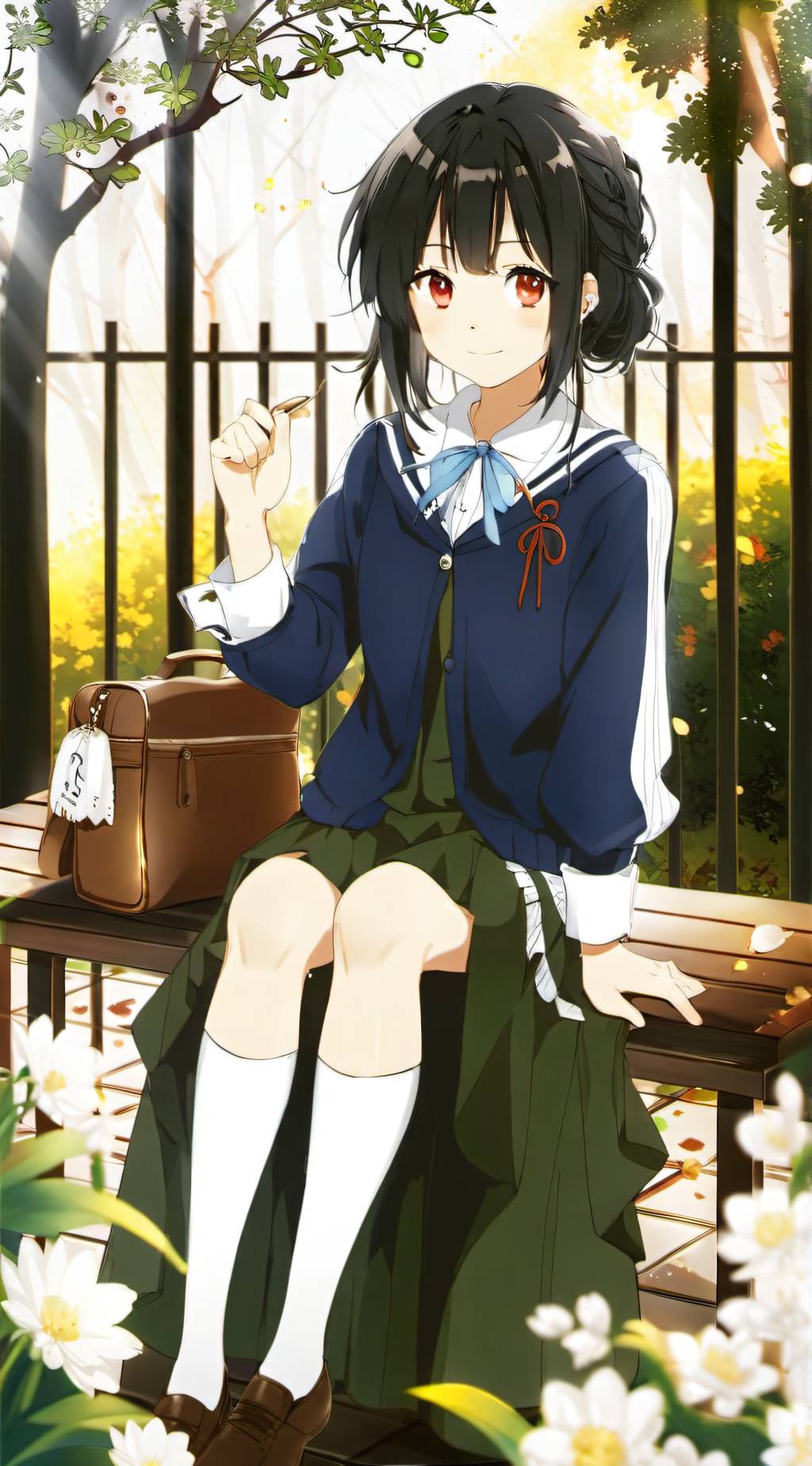 ai character: magic school  background