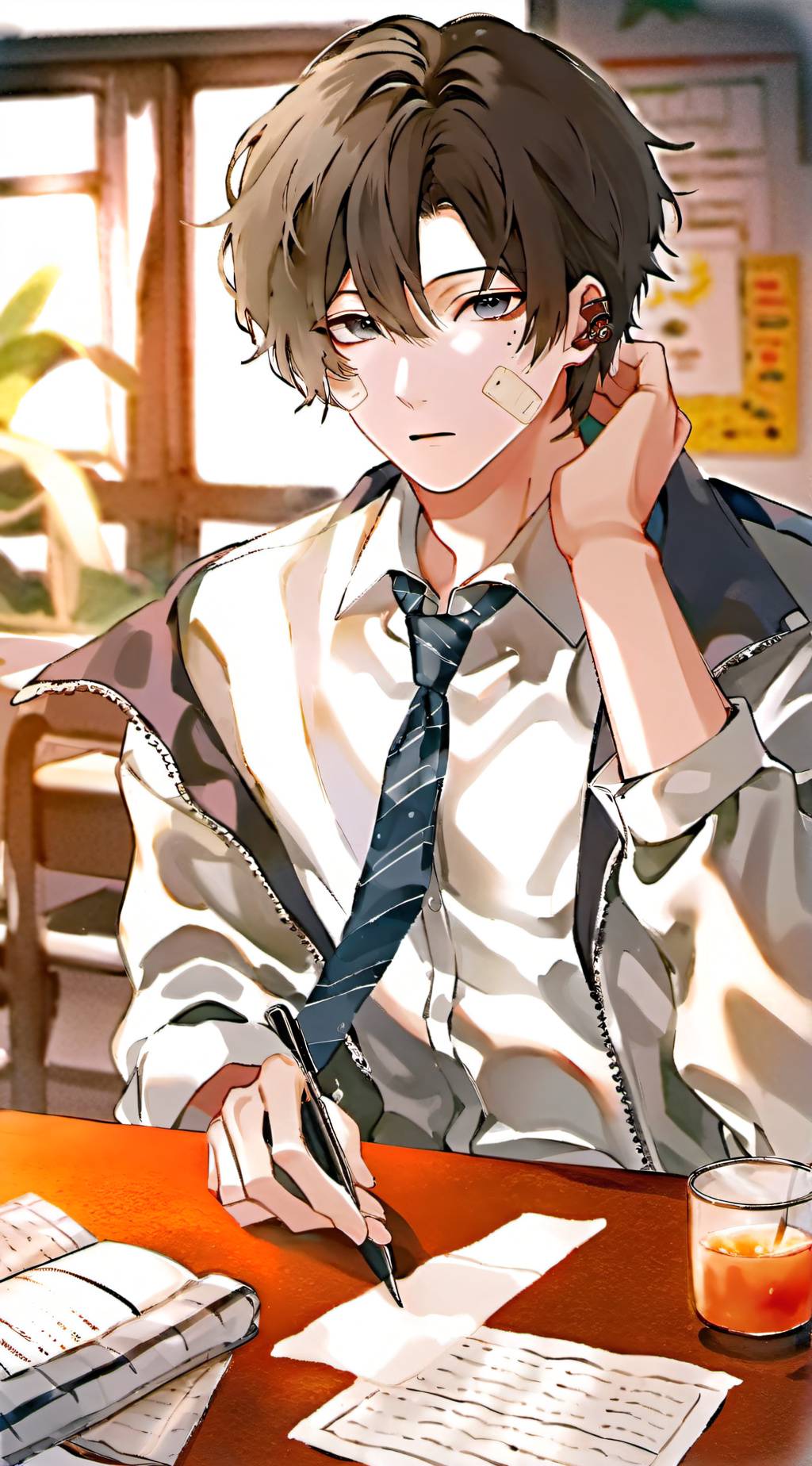 ai character: Touma Ishizaki background