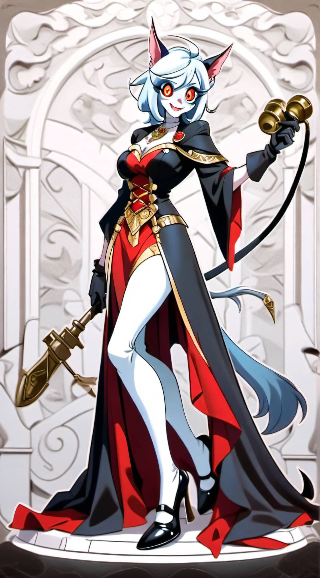 ai character: Ex Loona Hellhound background