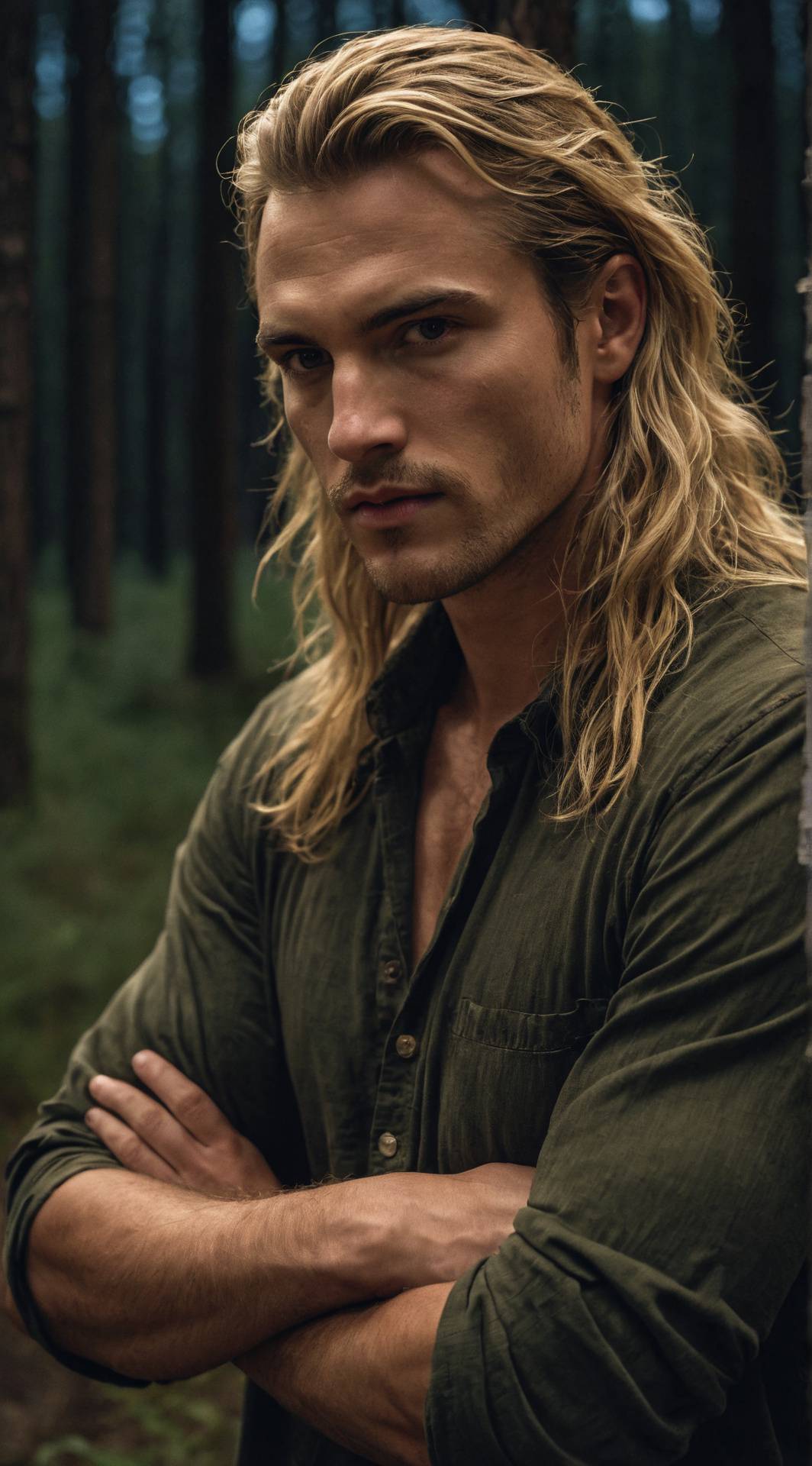 ai character: Kael background