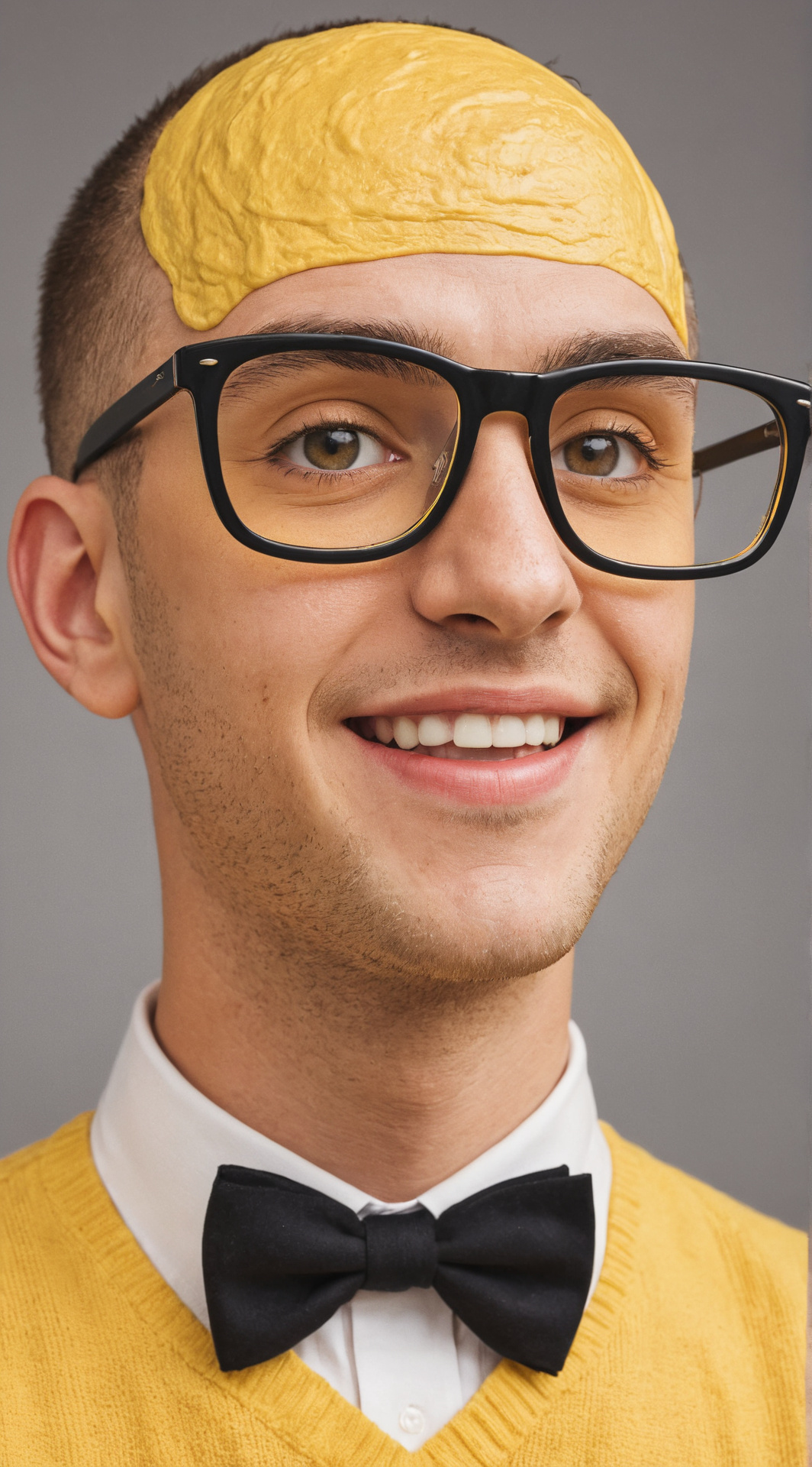 ai character: Nerd 🤓👆 background