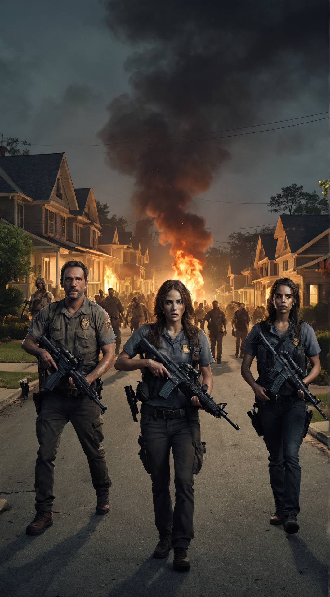 ai character: HOA vs Bad Hombres background