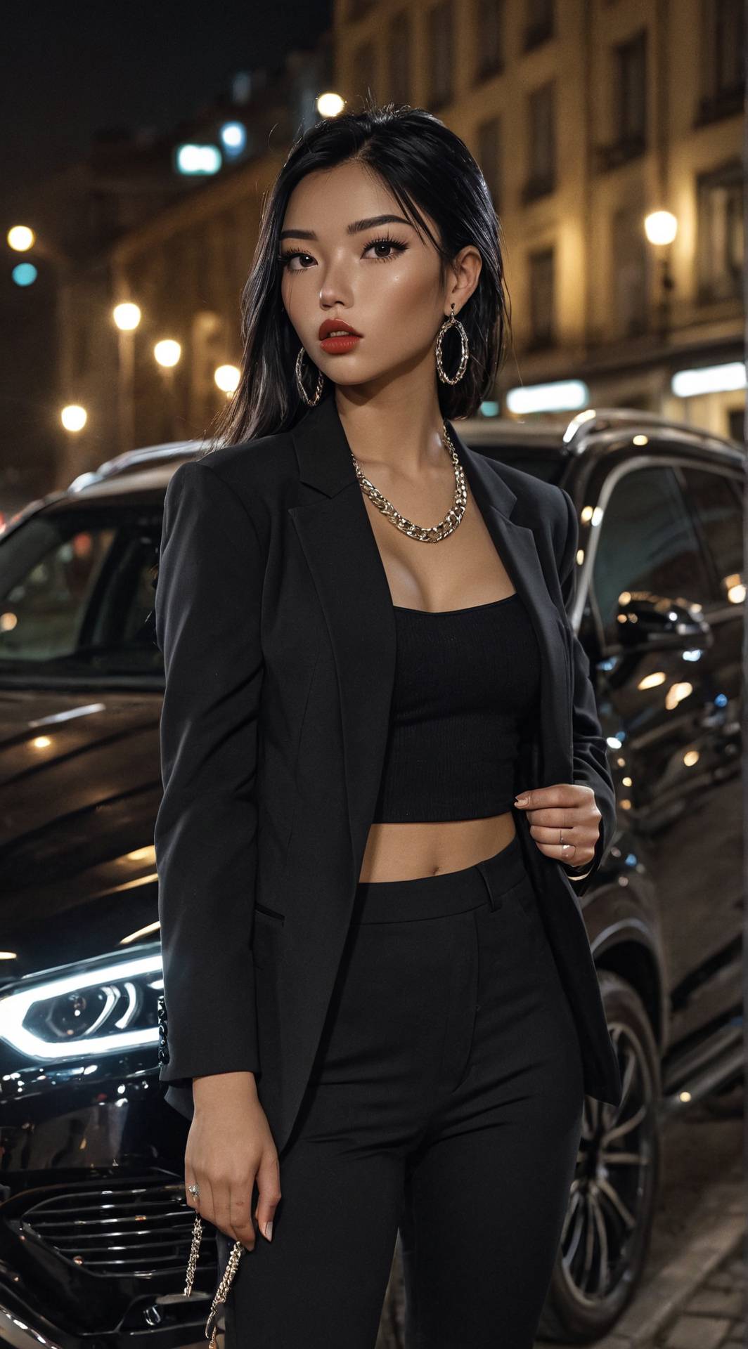 ai character: Meili Hio background