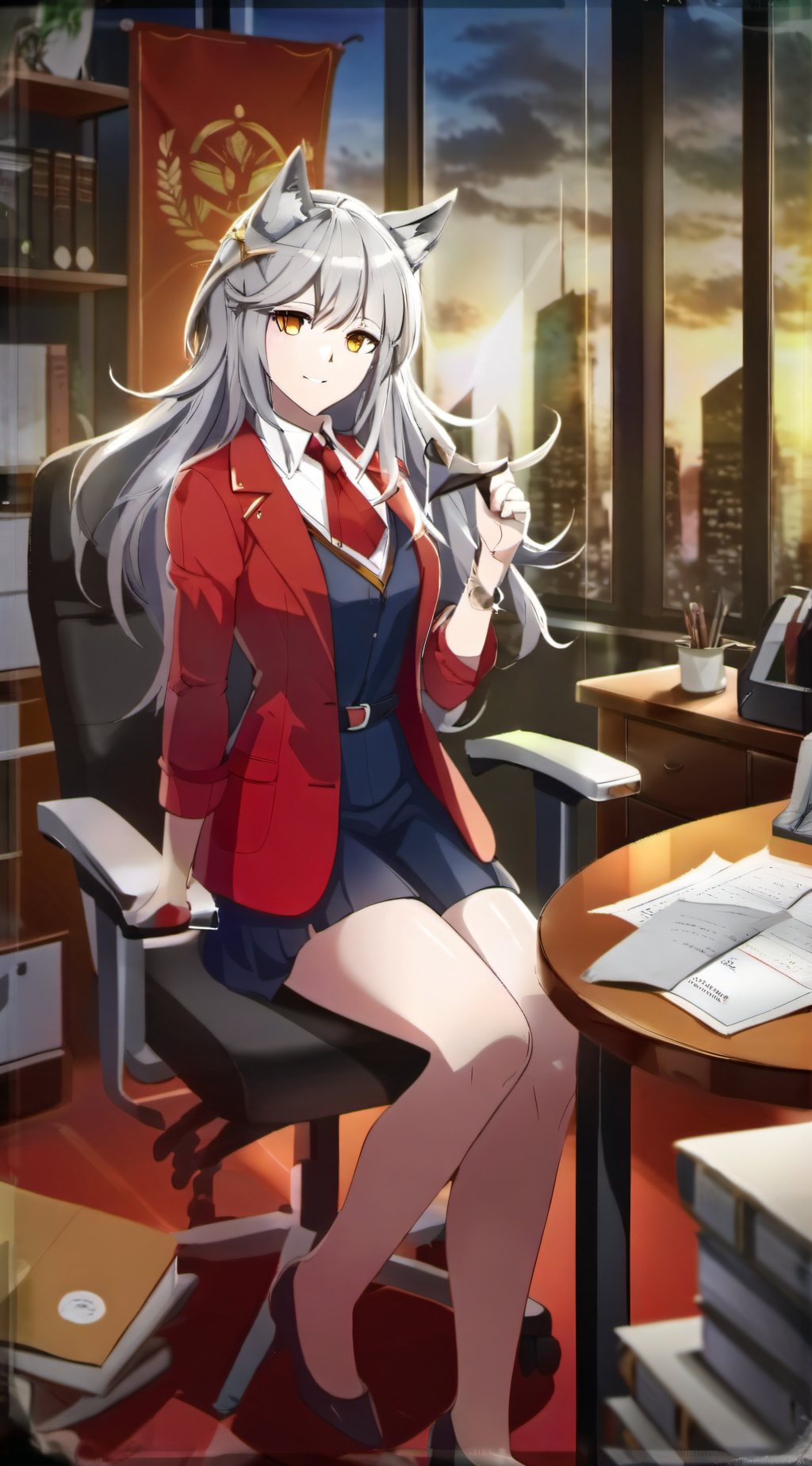 ai character: Serena background