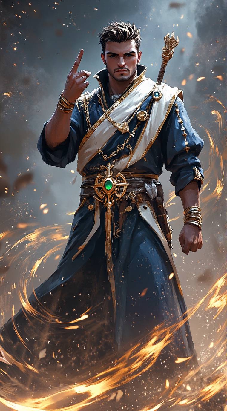 ai character: genie background