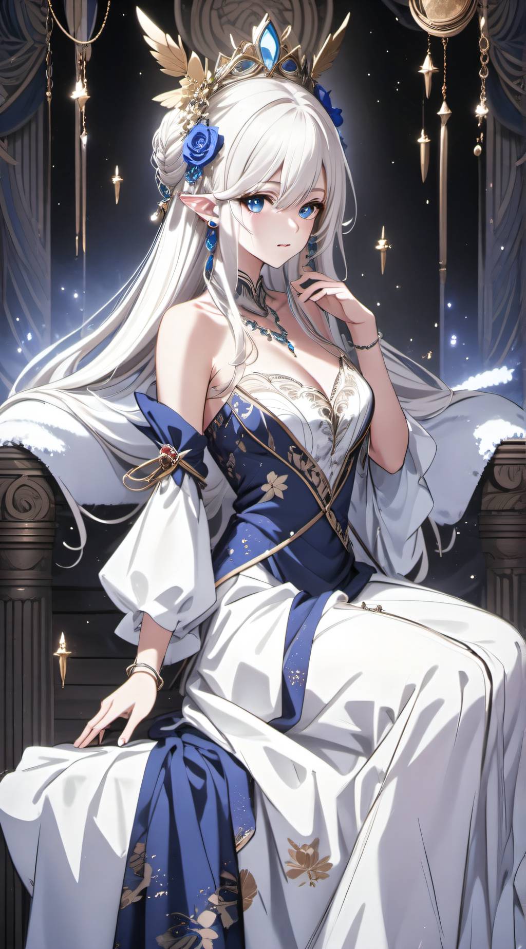 ai character: Aria Aurora  background