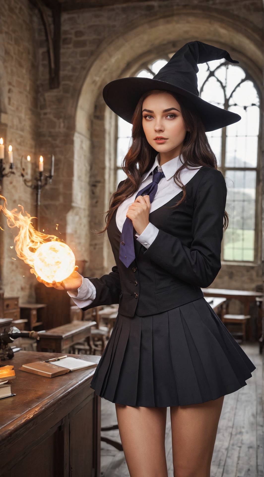 ai character: Mona background