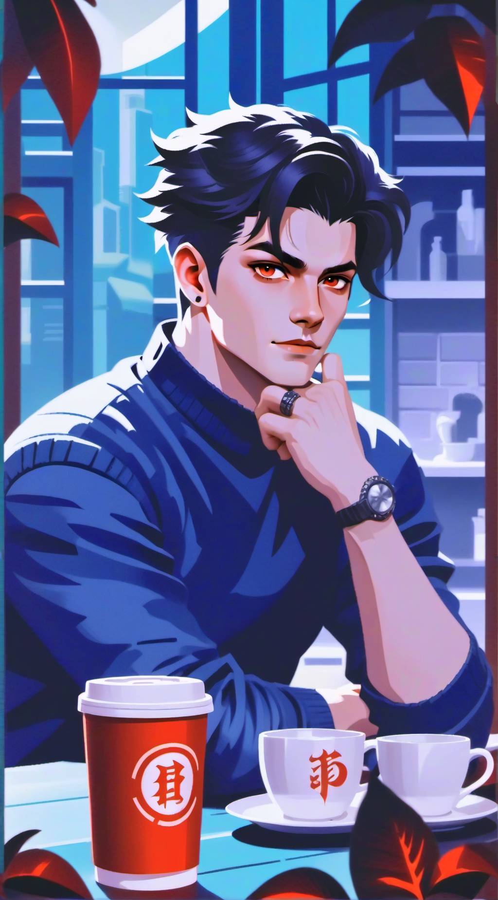 ai character: Henry  background