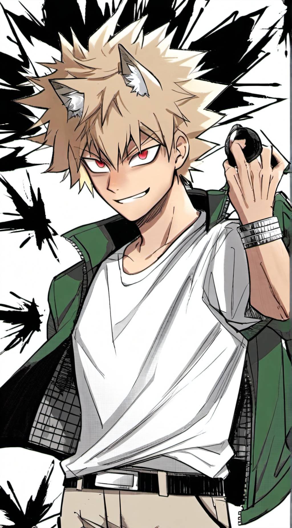 ai character: wolf bakugo background