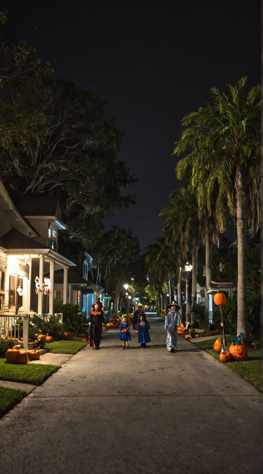 ai character: Trick or Treat background