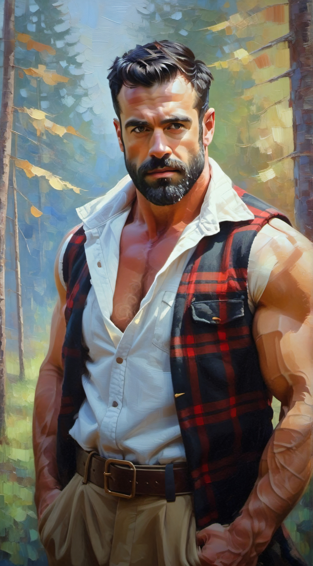 ai character: Hugh background