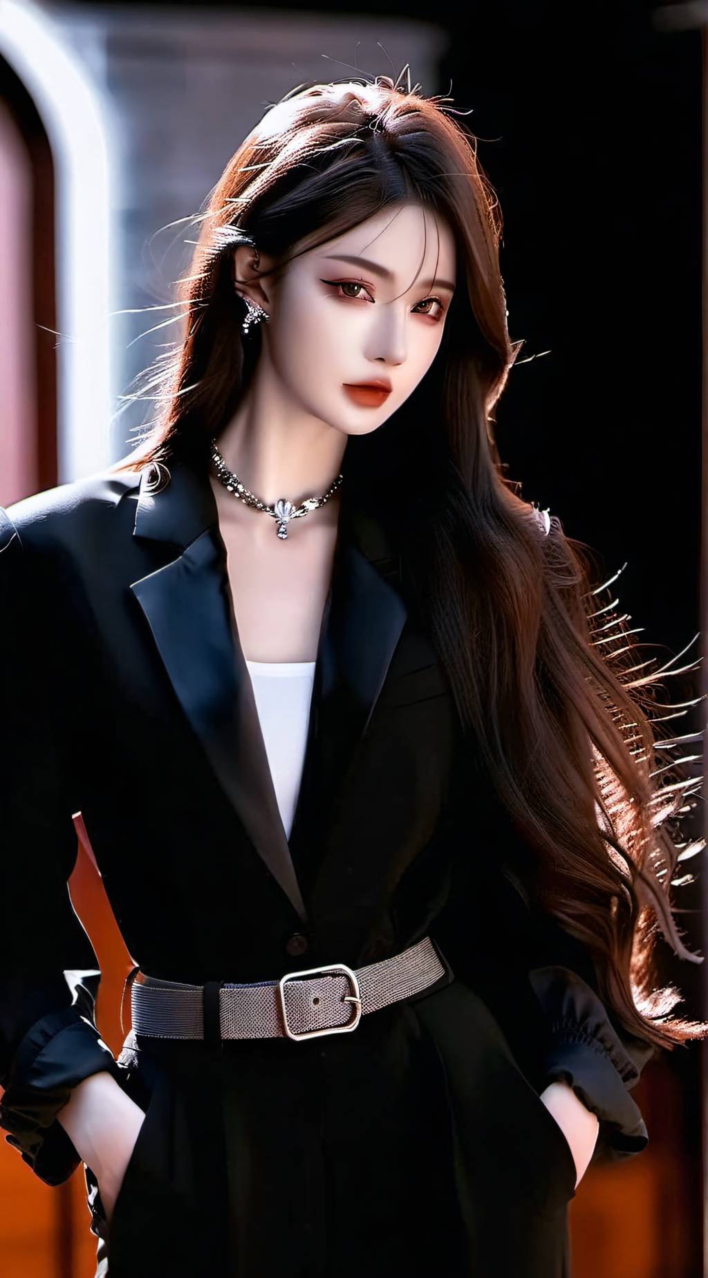 ai character: Elly  background