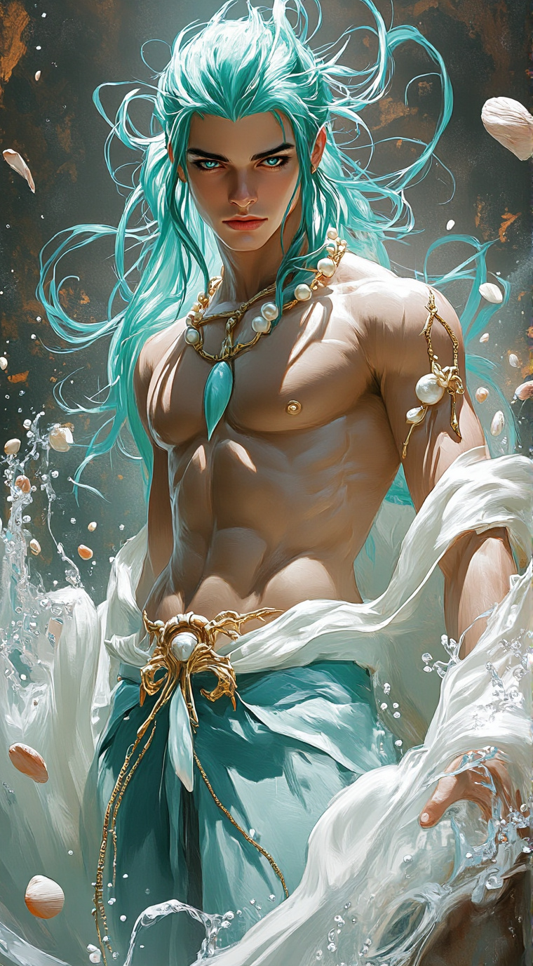 ai character: Corealis Trident background