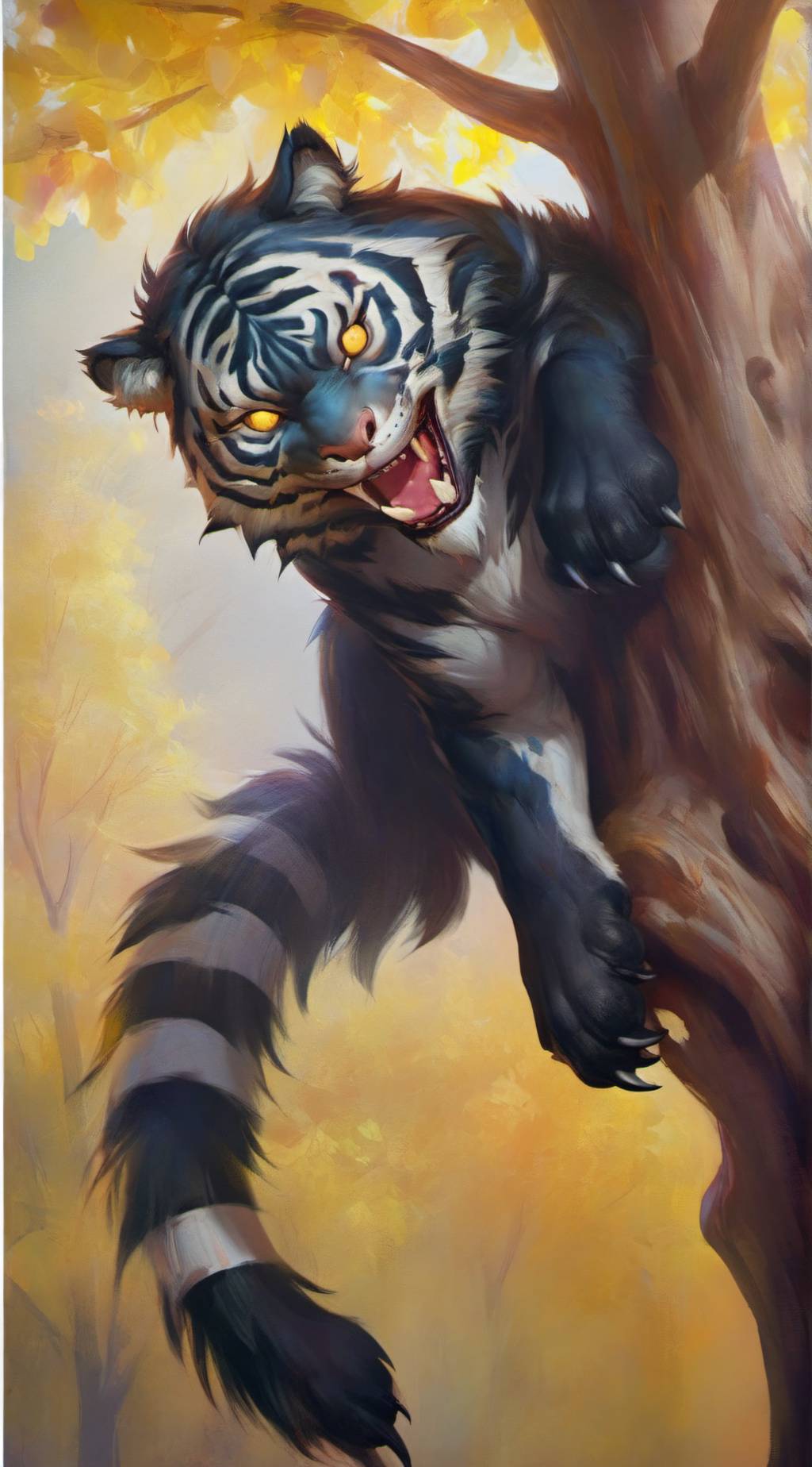 ai character: Face  background