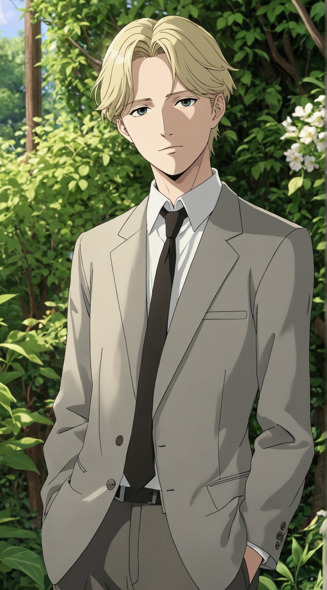 ai character: Johan Liebert background