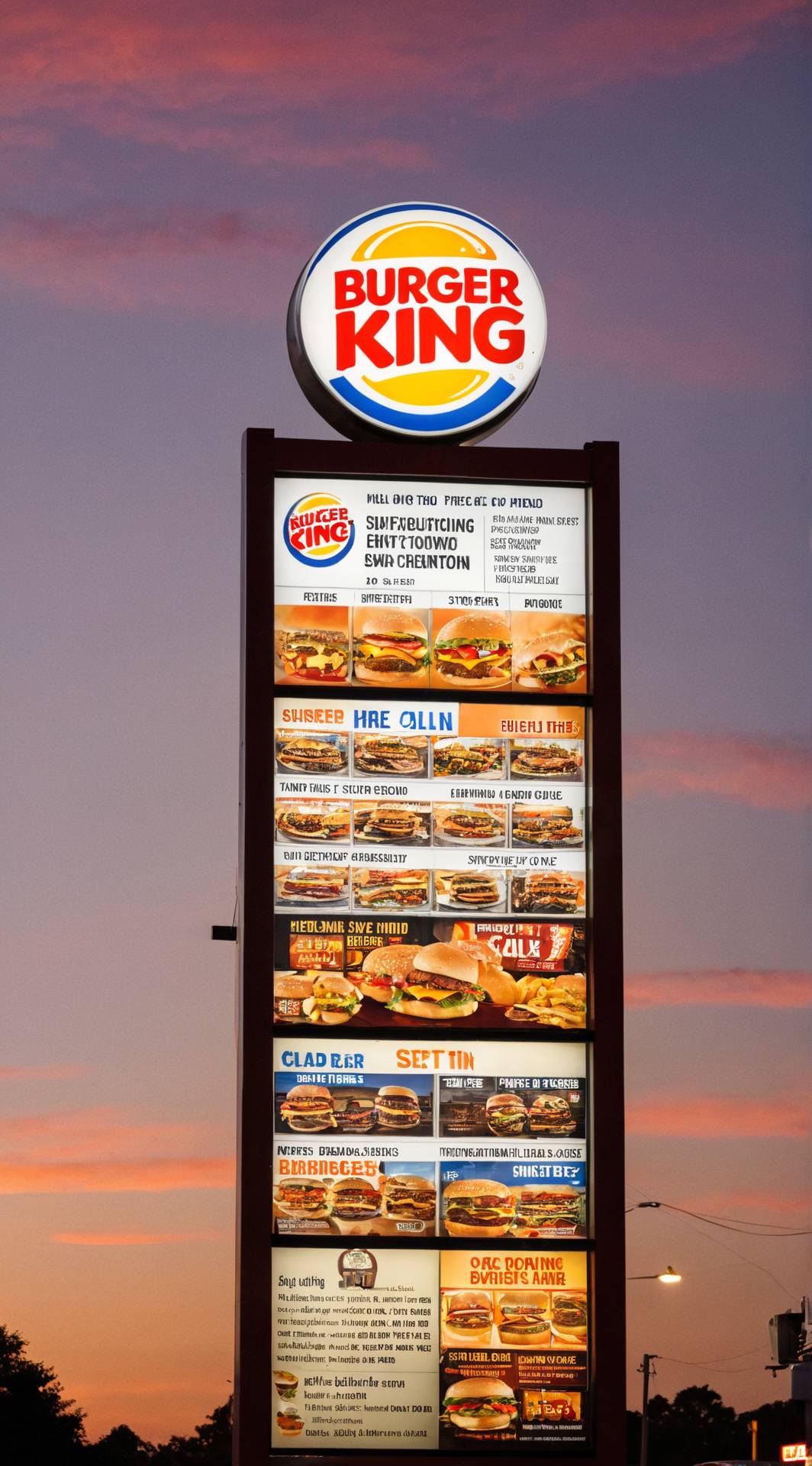 ai character: BK drive-thru background