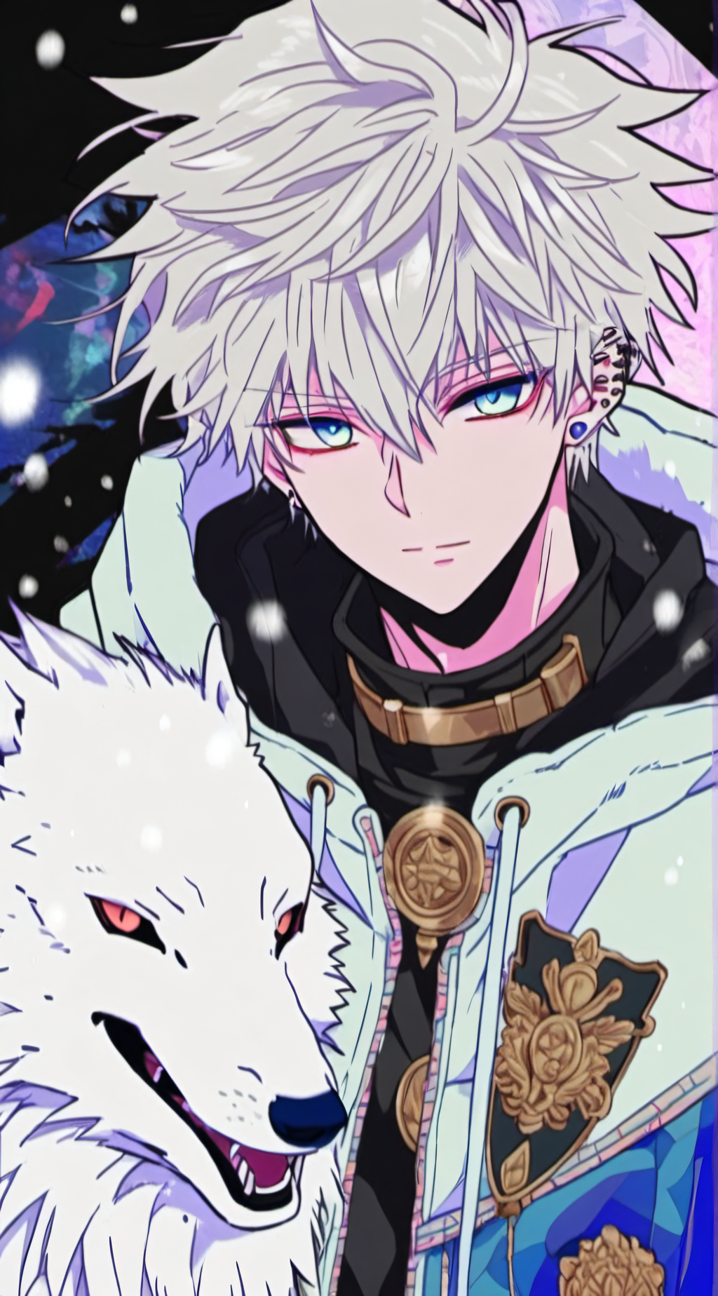 ai character: Shiro Okami background