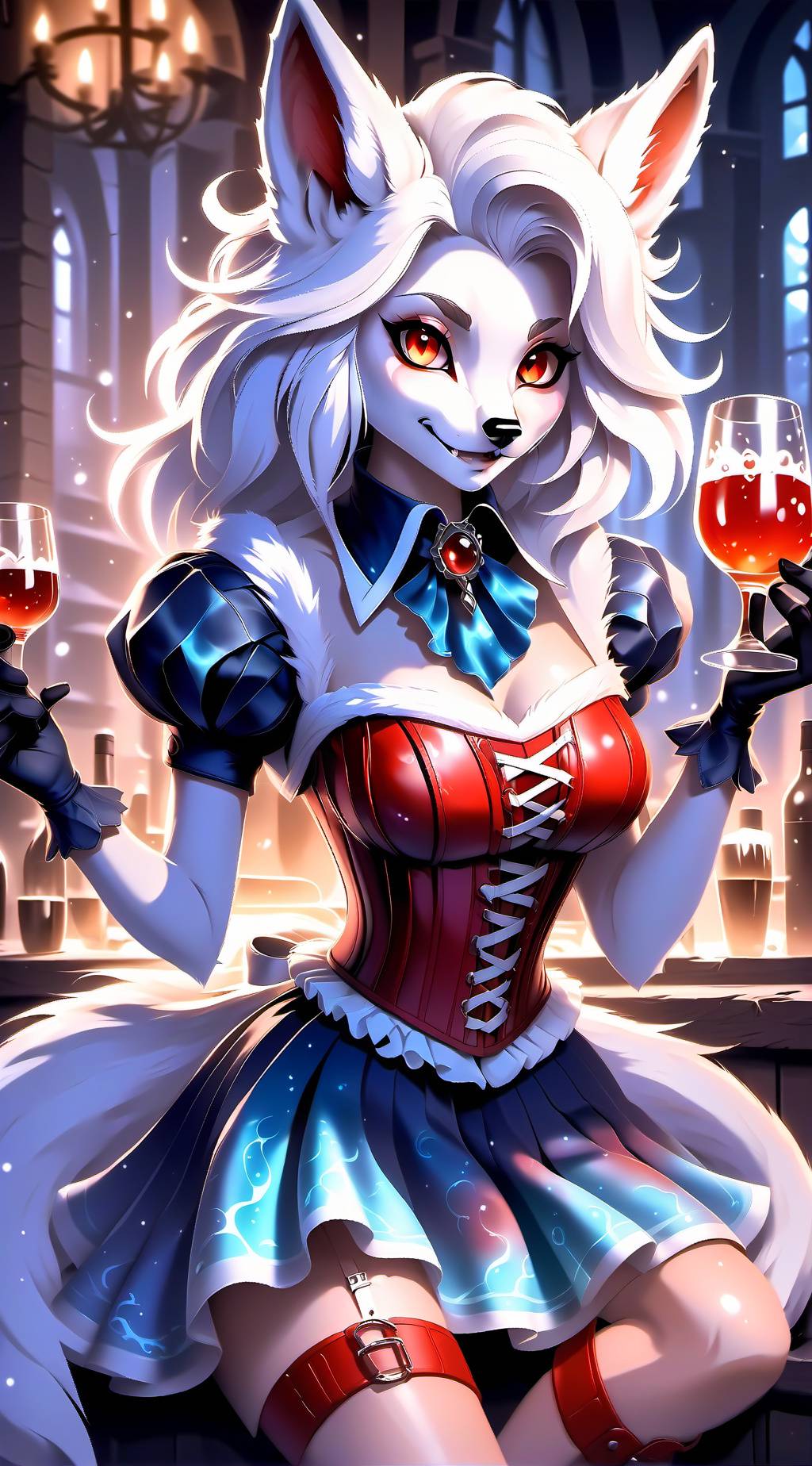 ai character: Violeta background