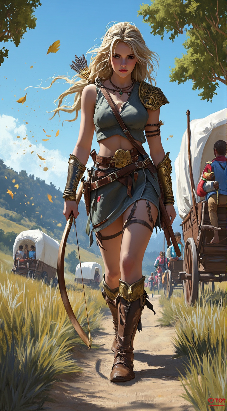 ai character: Helga Copperwind background