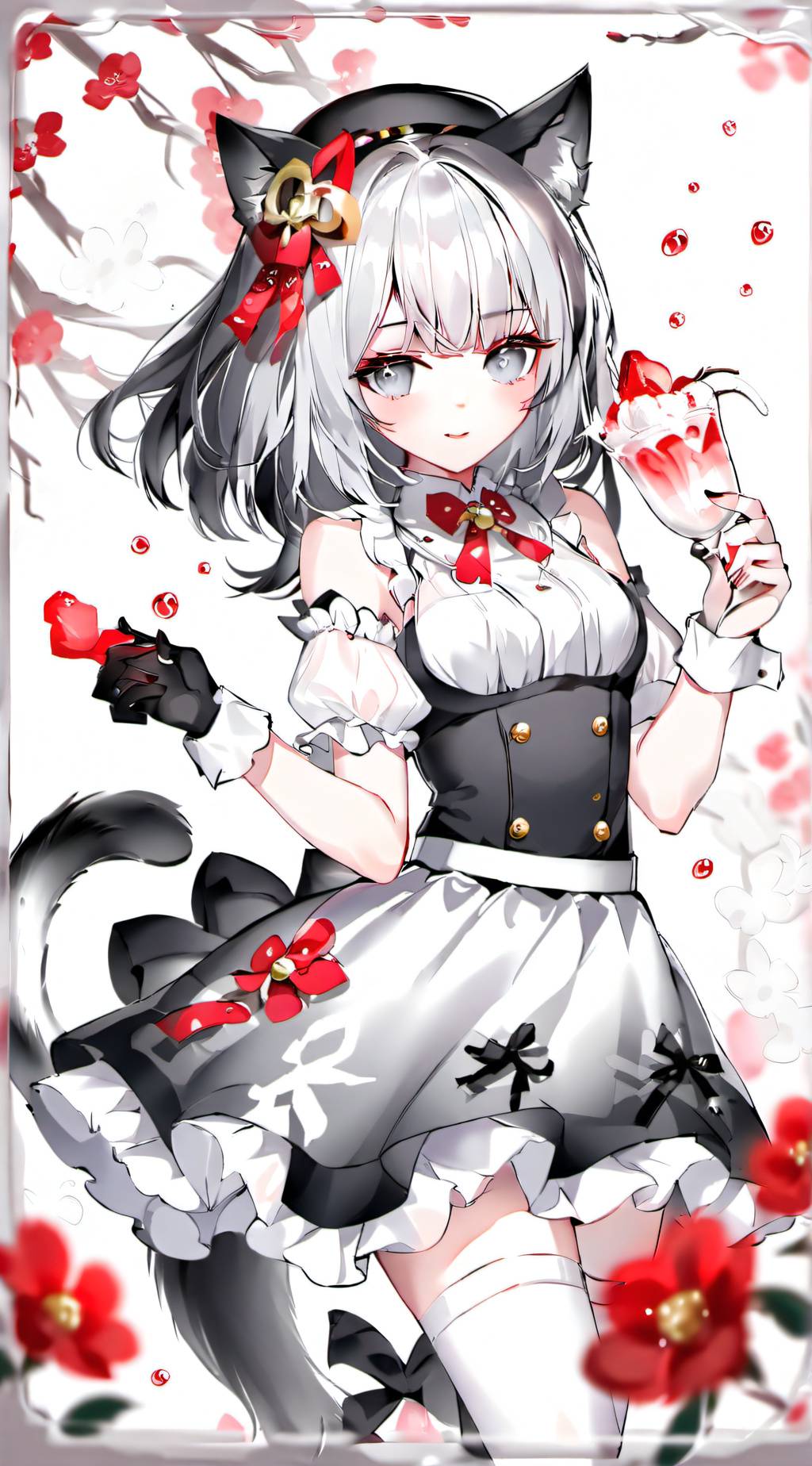 ai character: Yuki Neko background