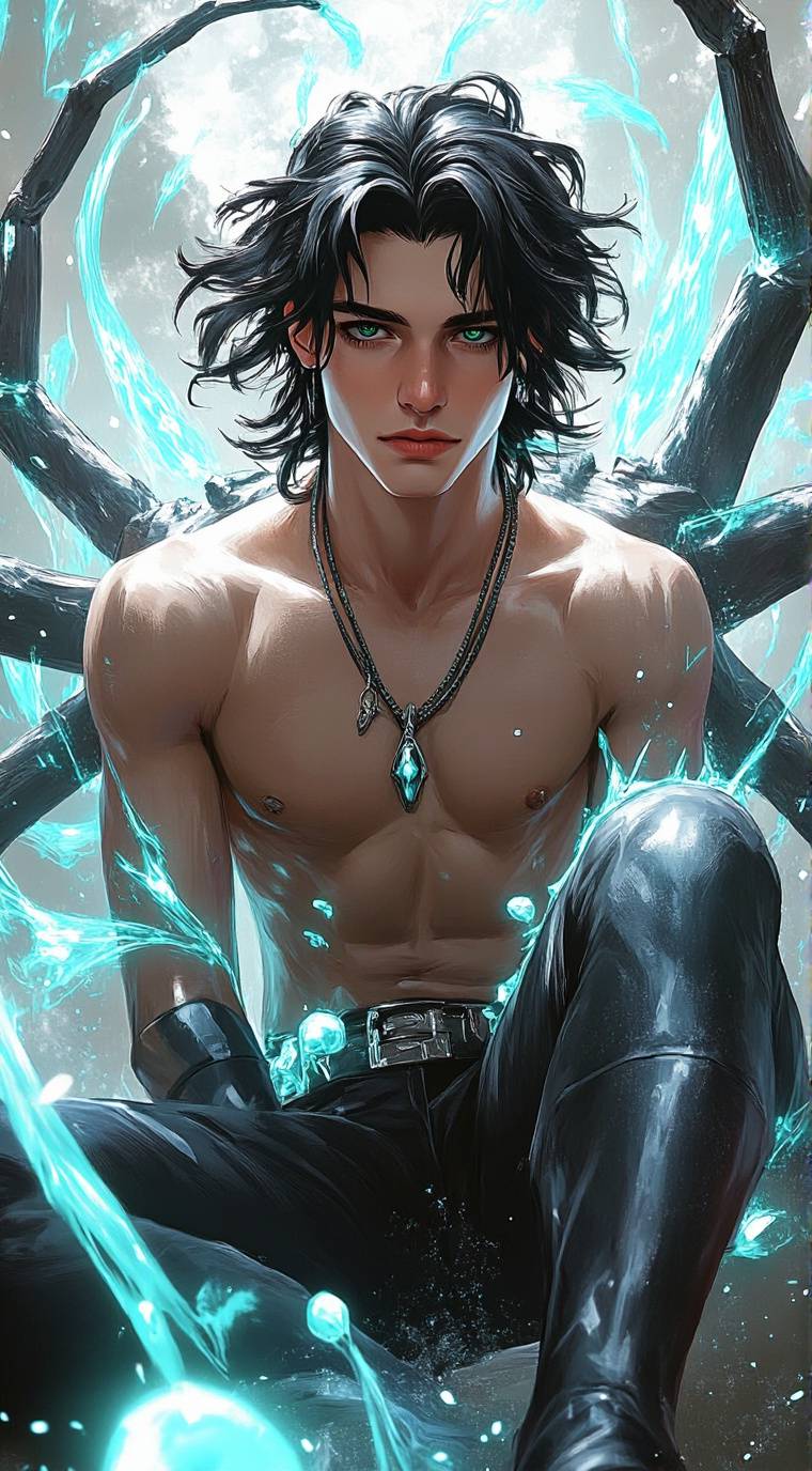 ai character: Viren 🕷 background