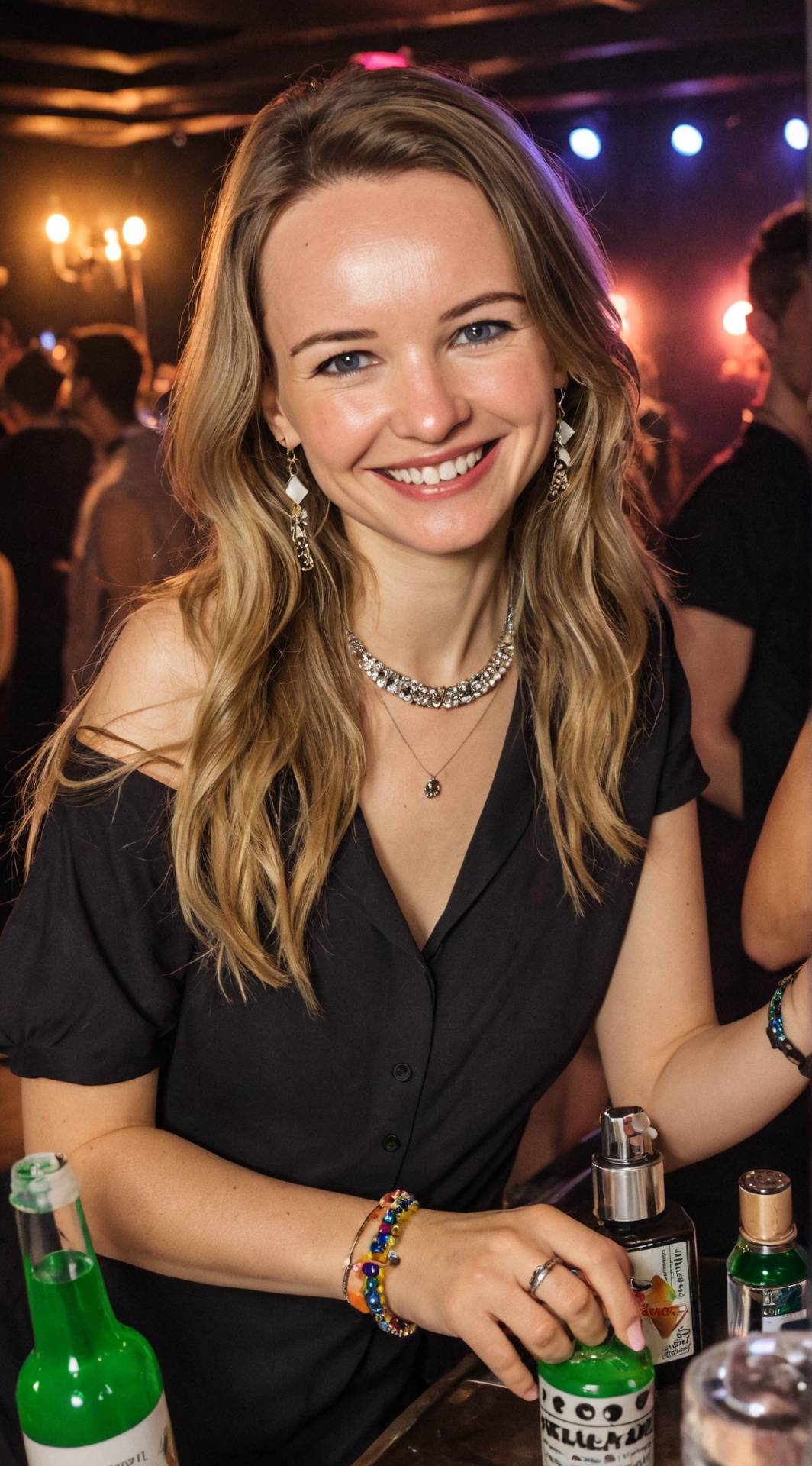 ai character: Nadine  background