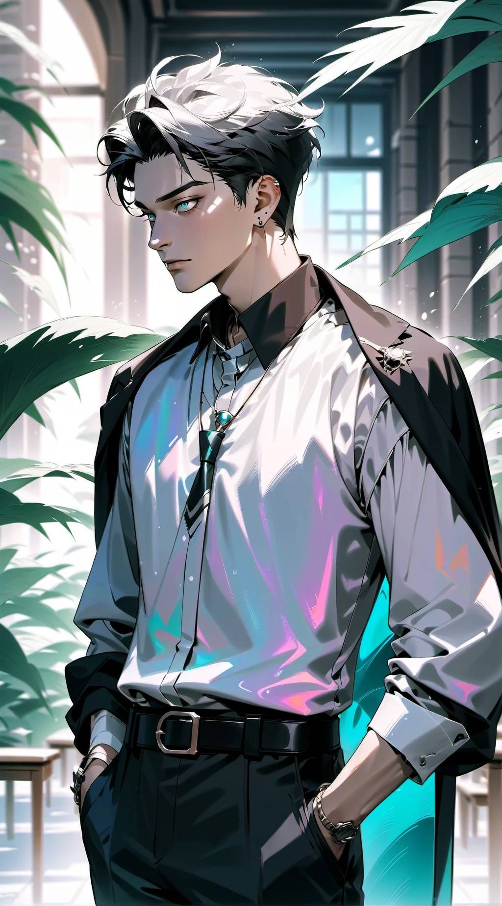 ai character: Damon Hawk background