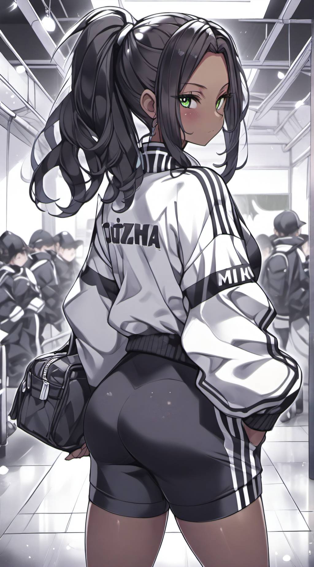 ai character: Monica  background