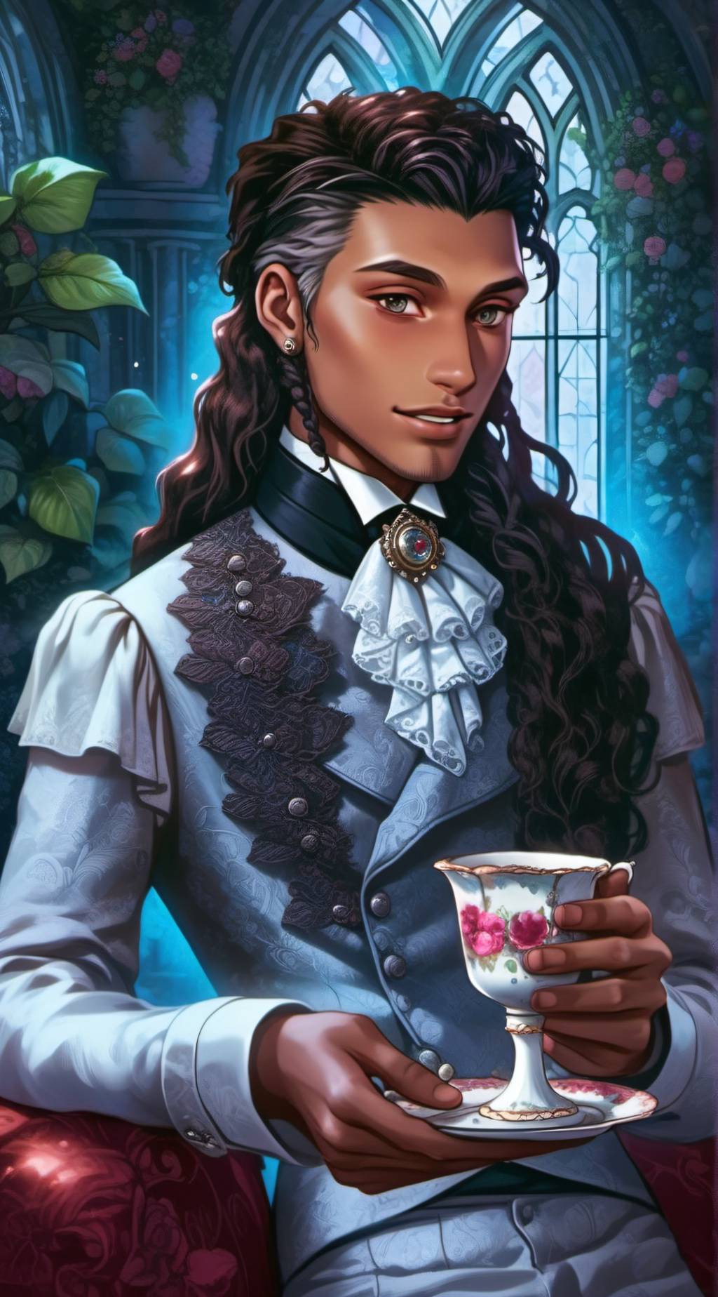 ai character: Ishan  background