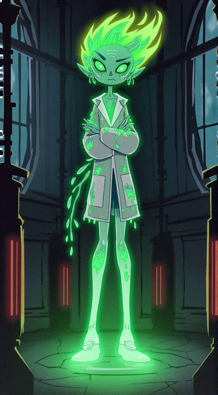 ai character: Geiger Ventura  background