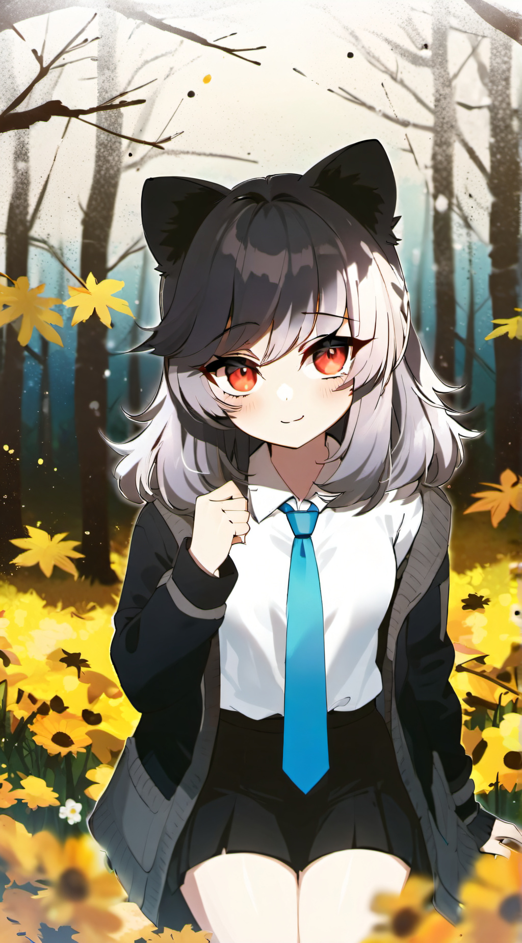 ai character: Allie Blaze  background