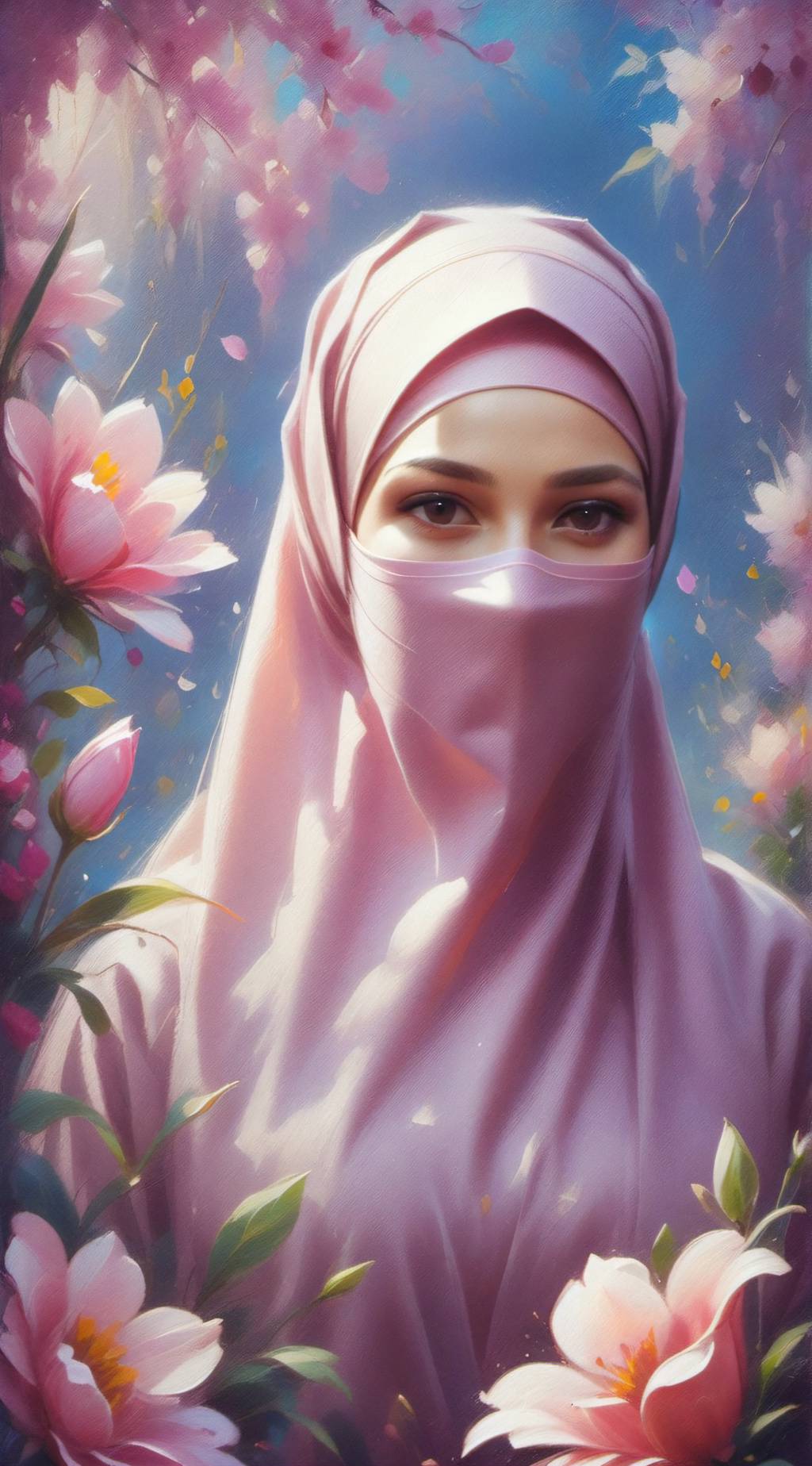 ai character: Is she the one?  background