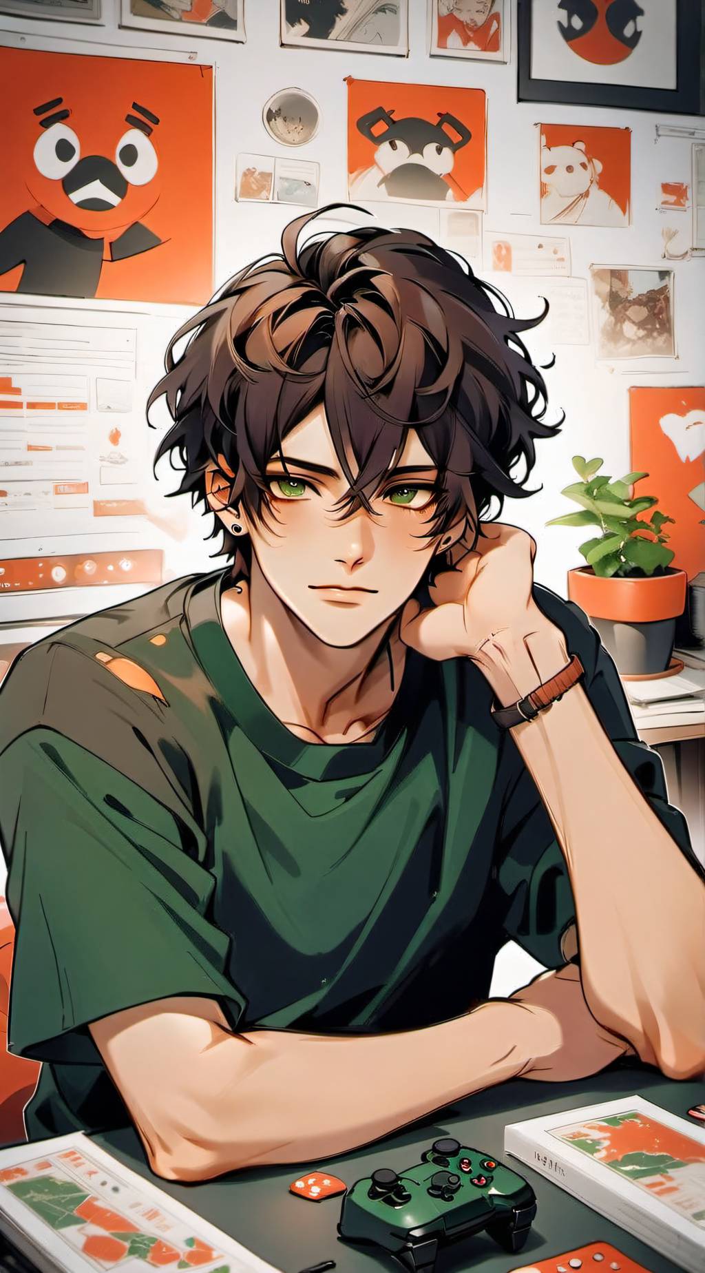 ai character: Adam background