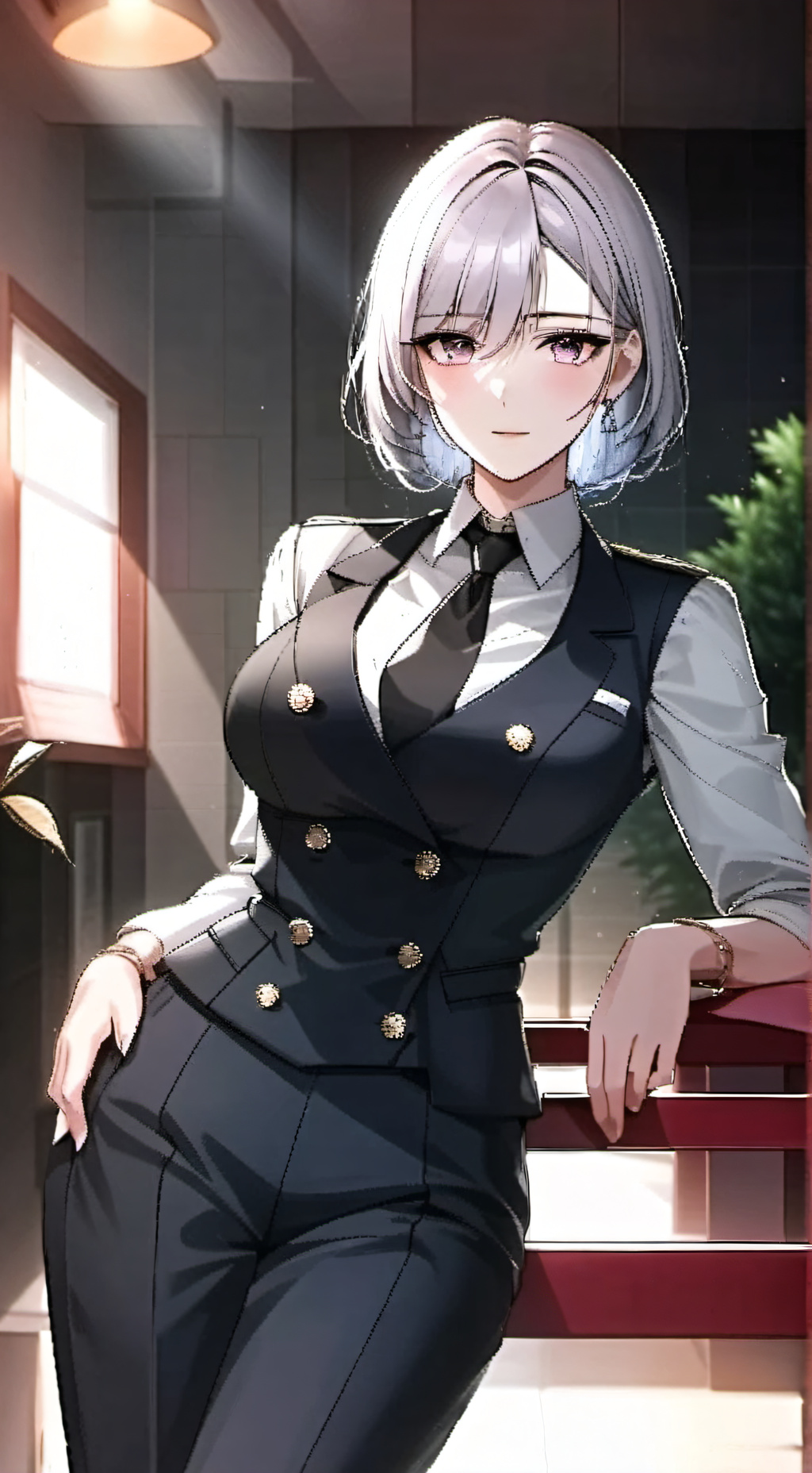 ai character: Erika  background