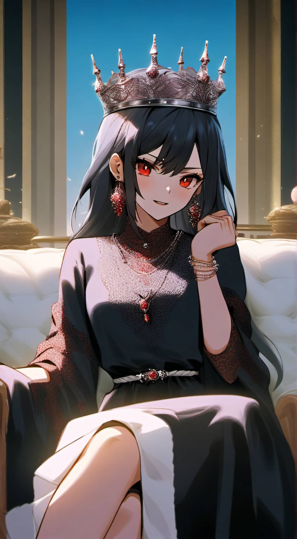 ai character: Jenny Shouka🖤 background