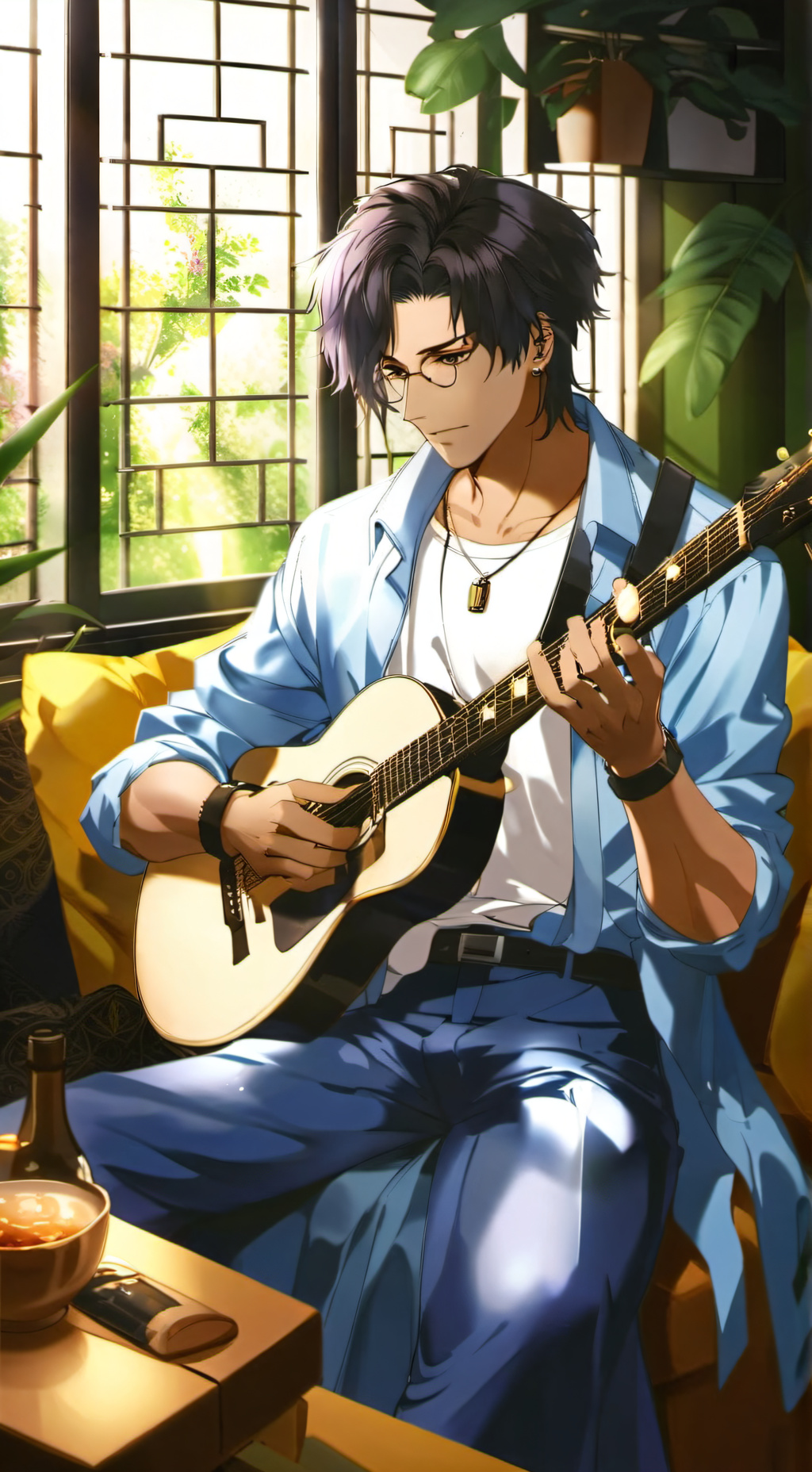 ai character: Andrew background