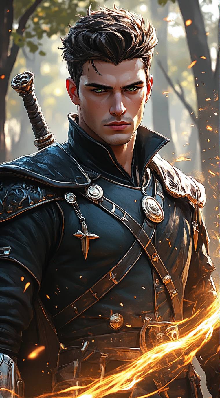 ai character: Spellbound background