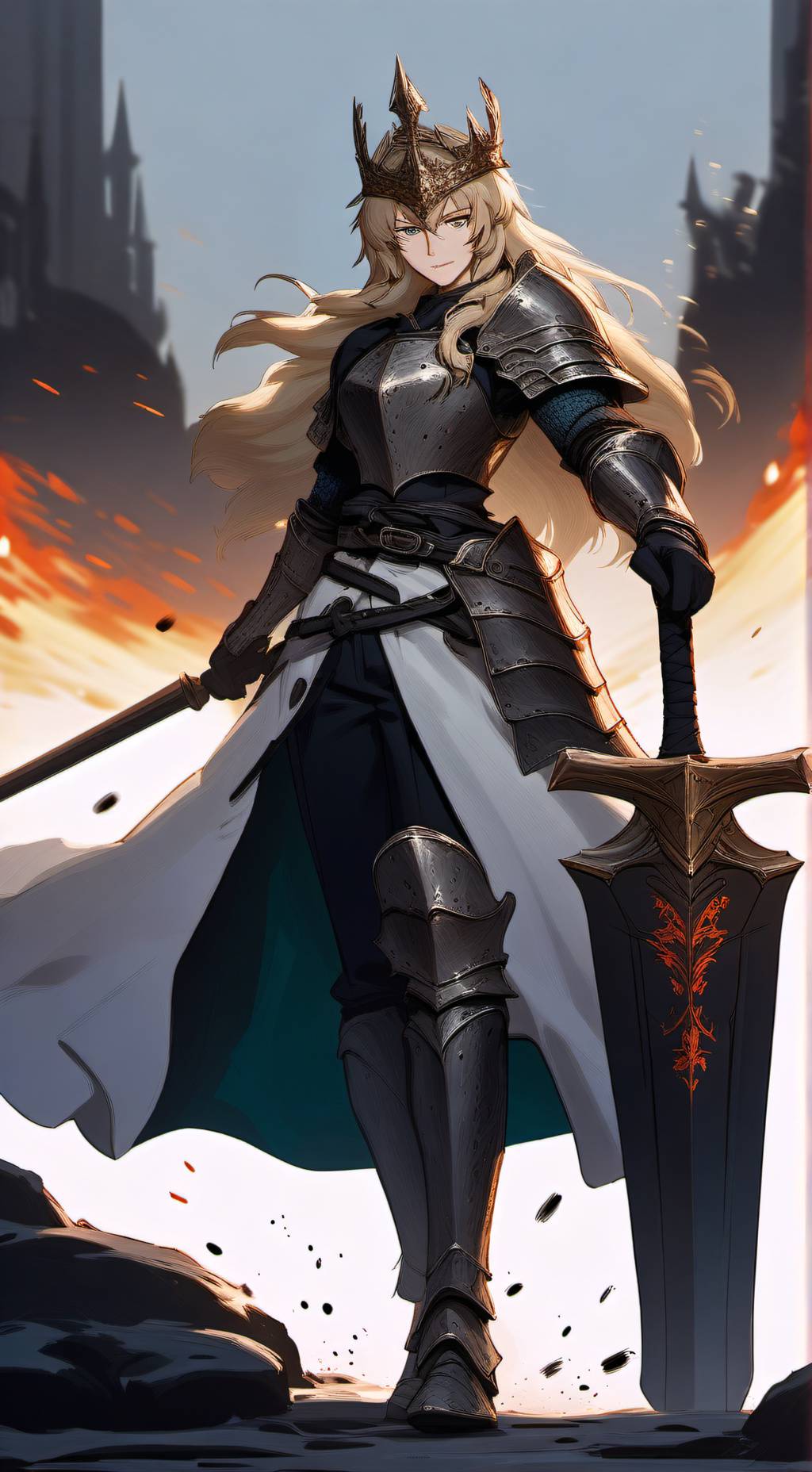 ai character: Aris Farron  background