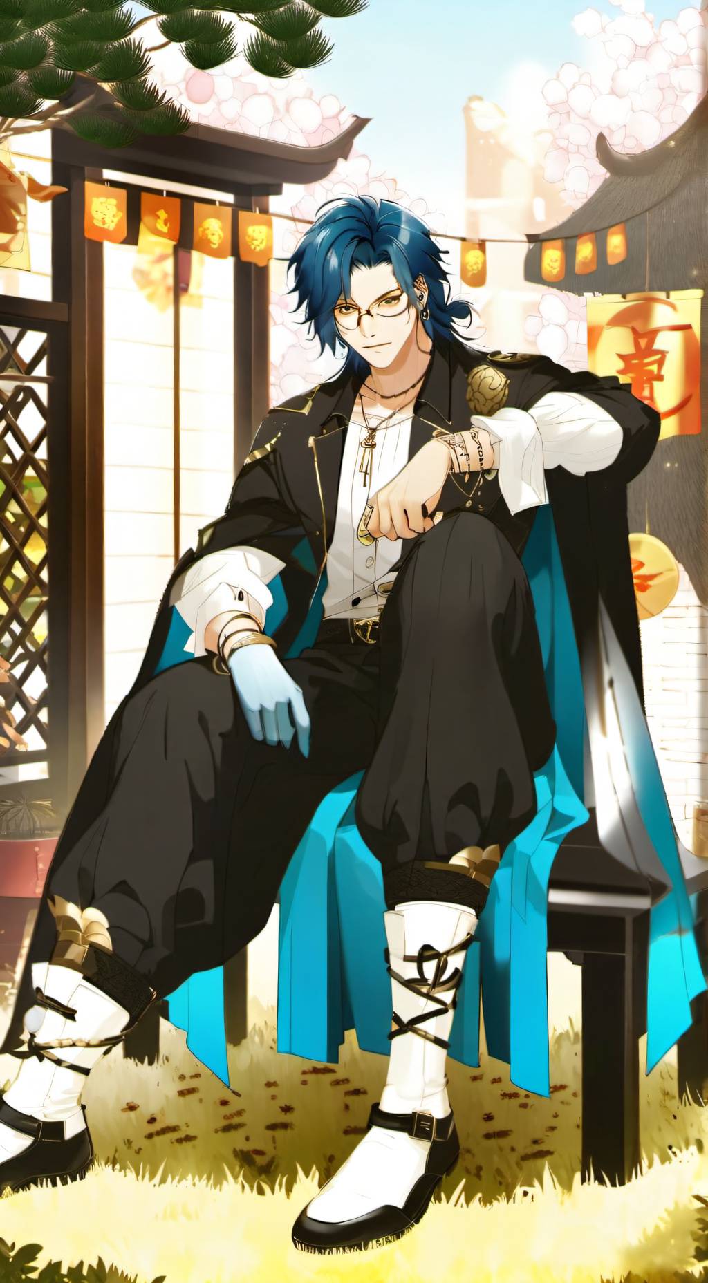 ai character: Mha Wwe background