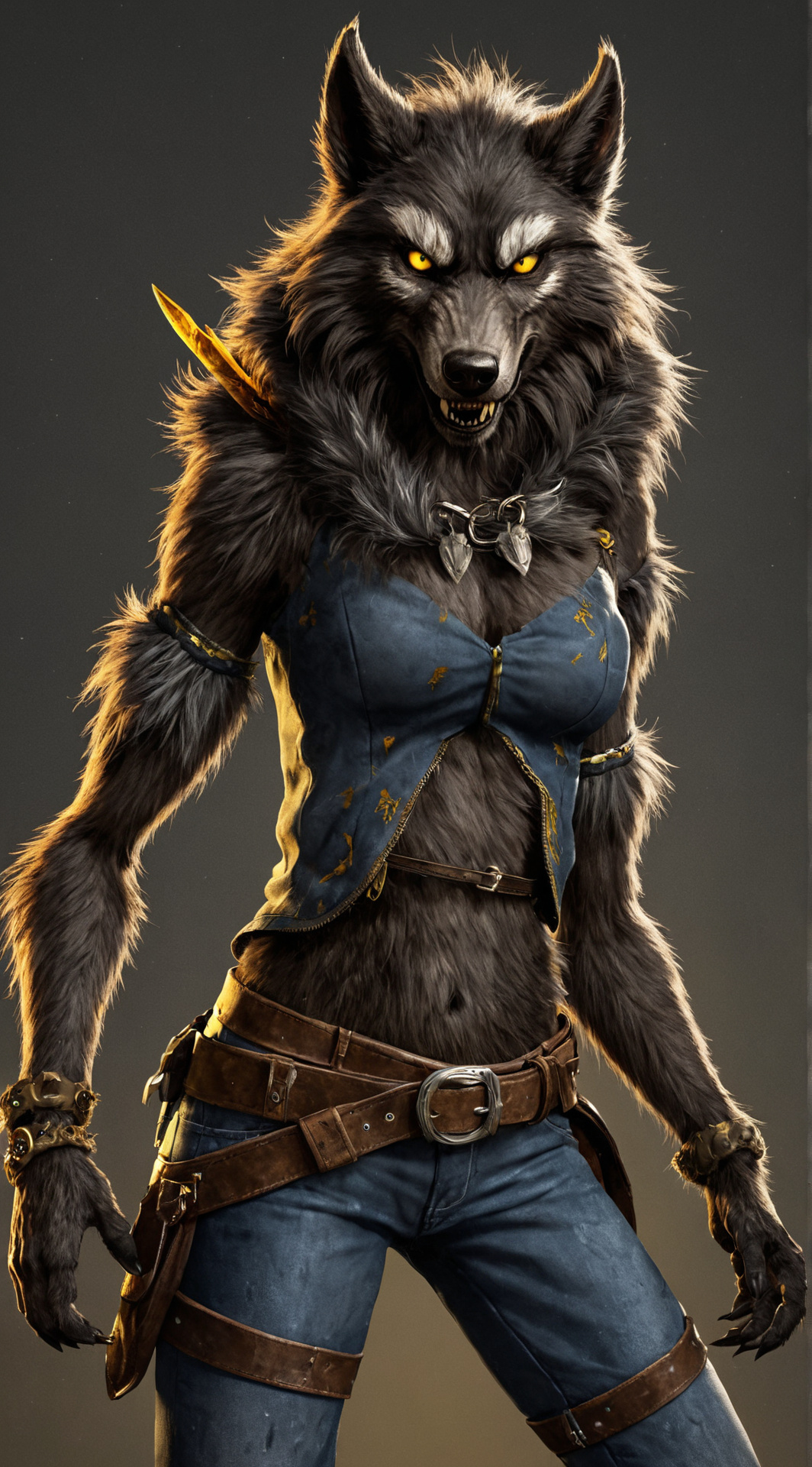 ai character: Wolfbane  background