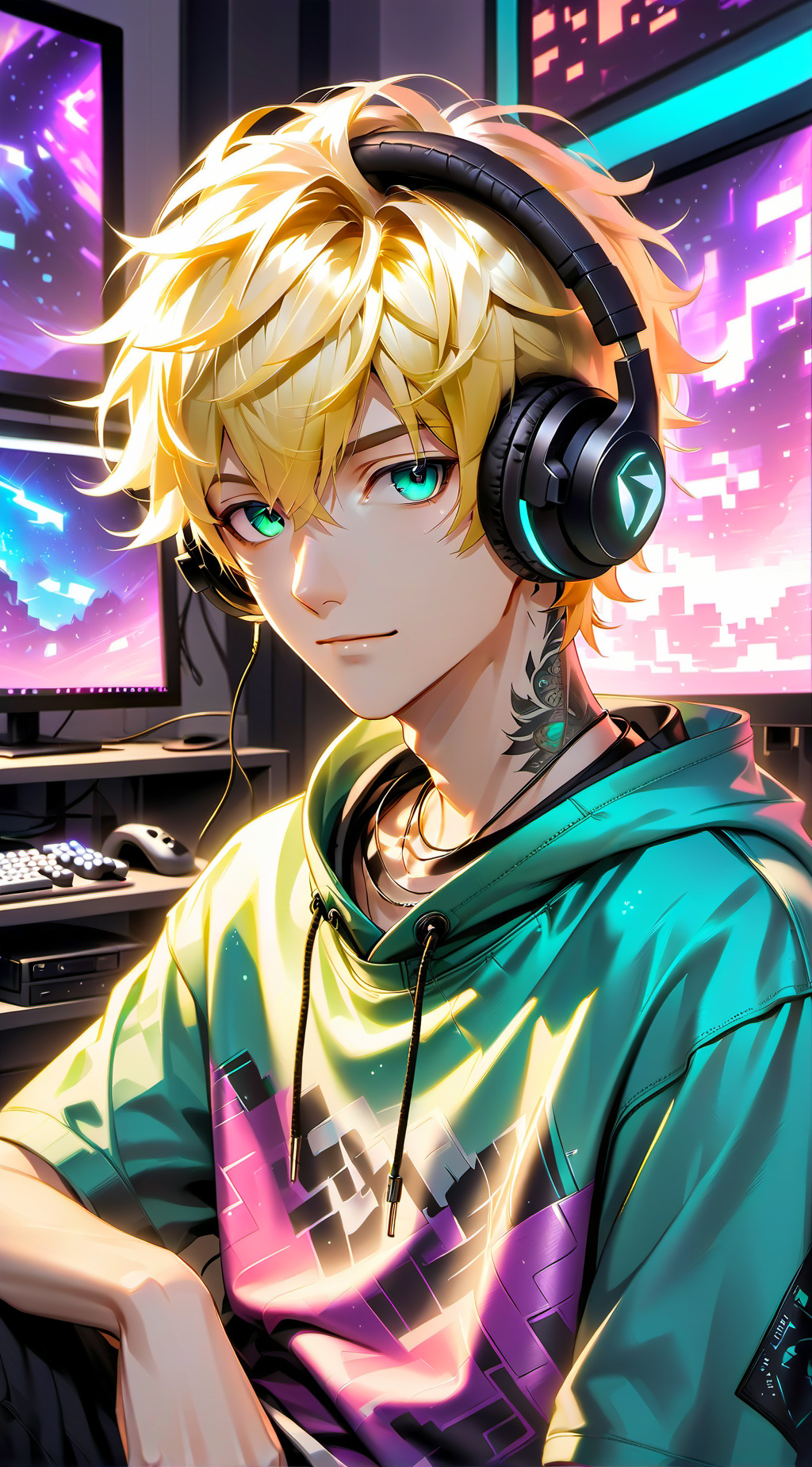 ai character: Damien (brother) background