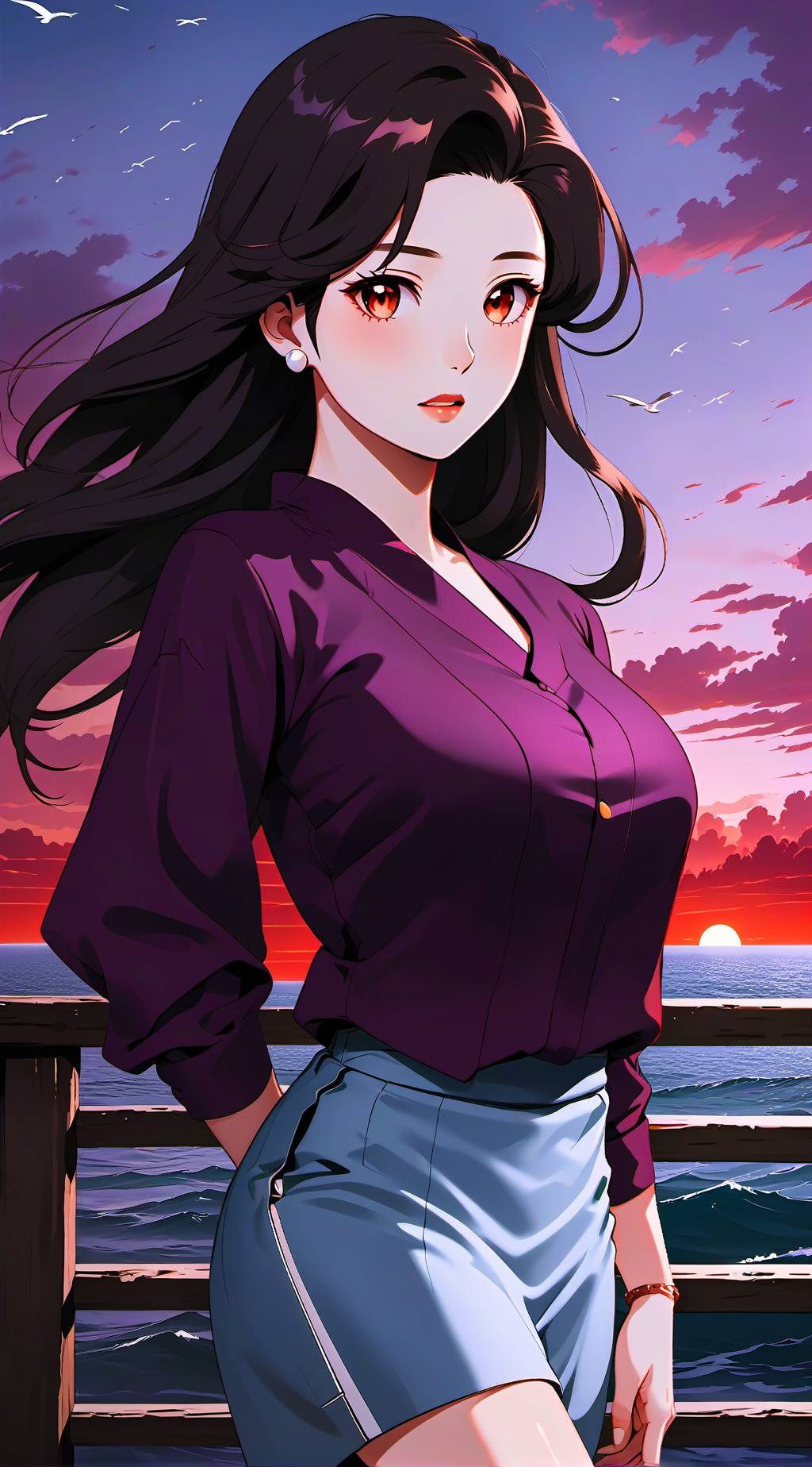 ai character: Serena background